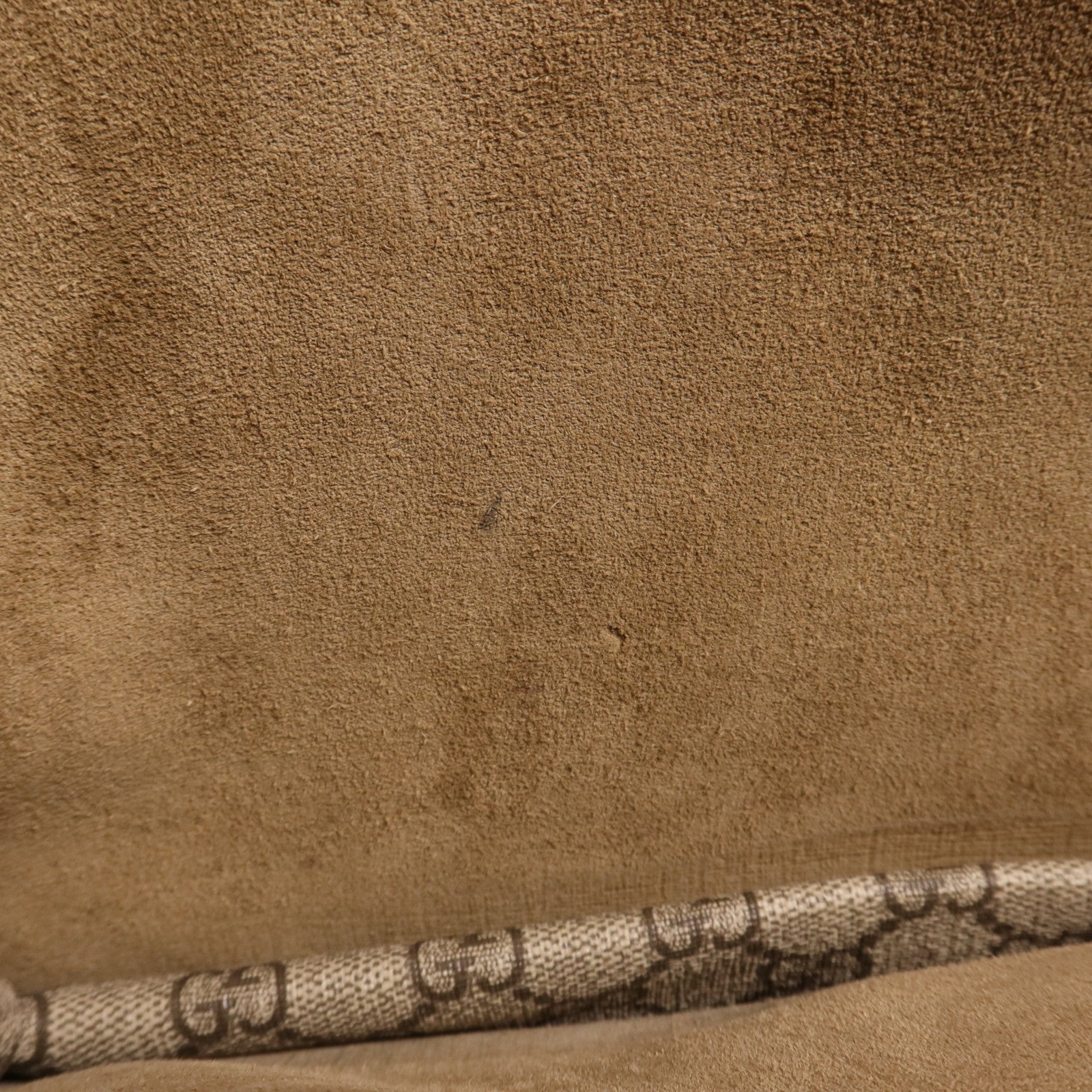 GUCCI 塗層帆布Dionysus Bloom銀扣鏈帶肩背袋