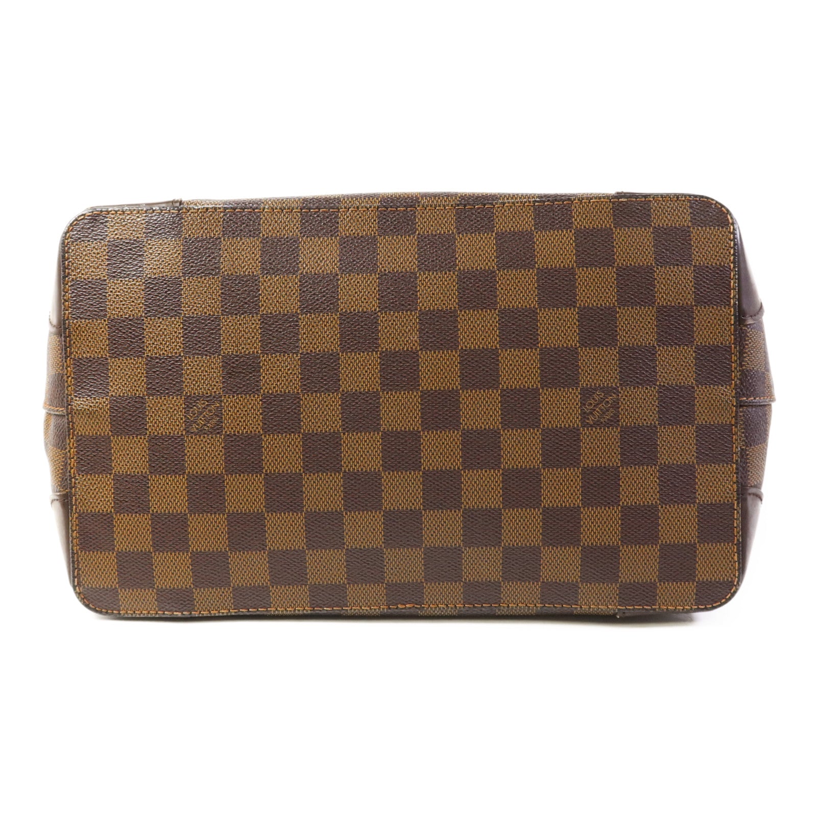 LOUIS VUITTON Damier Hampstead PM金扣手挽袋
