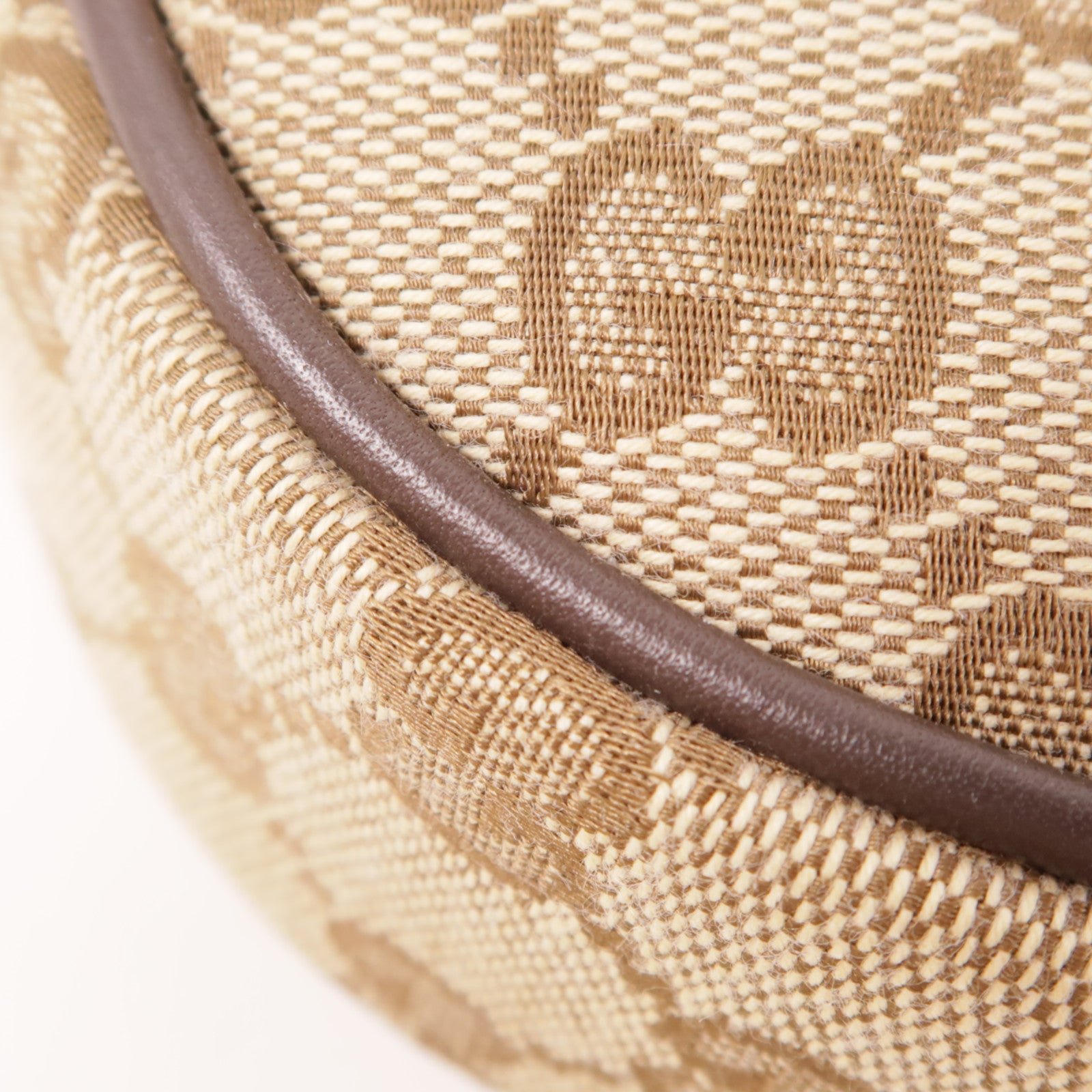 GUCCI GG SHW Shoulder Bag Canvas Brown 802096 FADUK