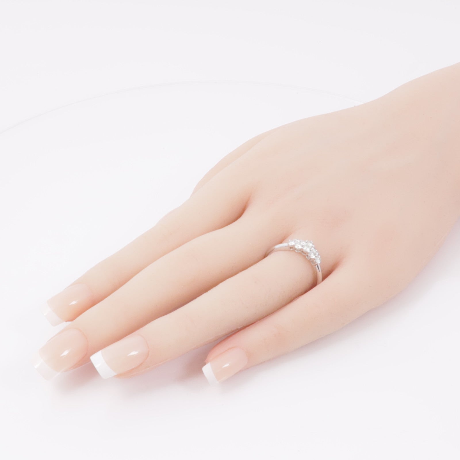 JEWELRY 【激減優惠】18K白金Diamond Ring鑽石戒指US#7.5