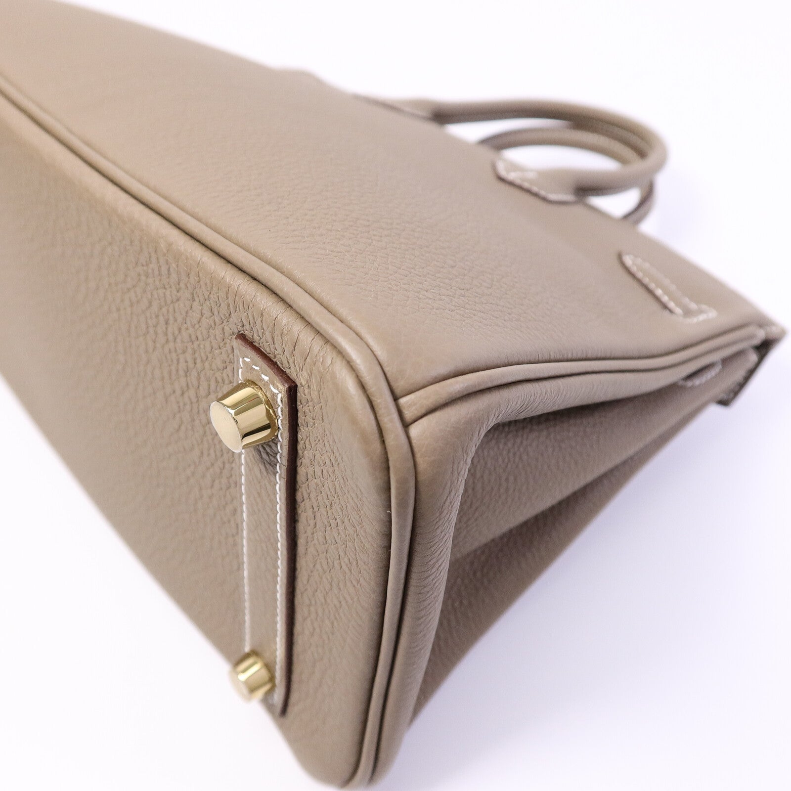 HERMES Togo皮革Birkin 25手挽袋Etoupe