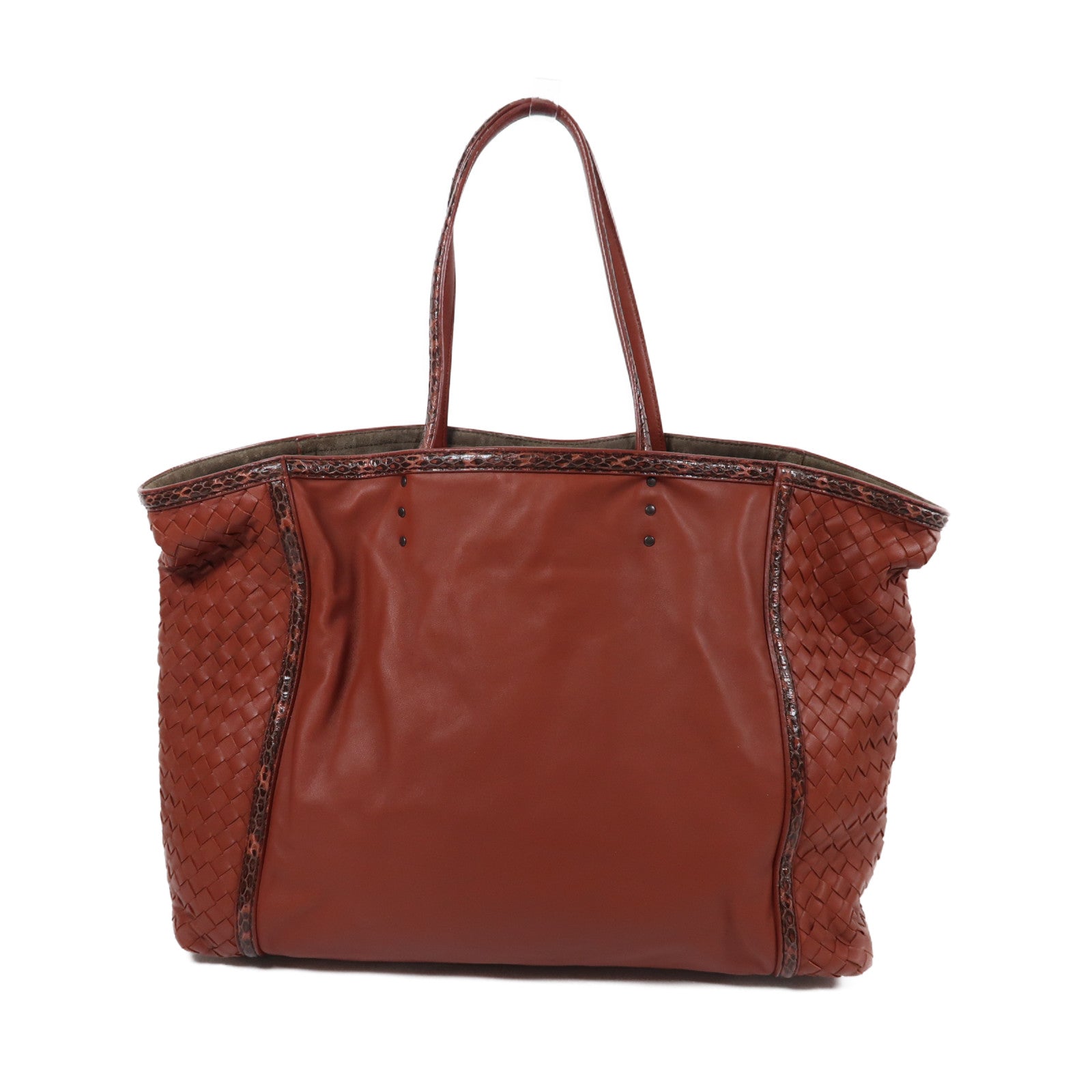 BOTTEGA VENETA 牛皮皮革Tote Bag手挽袋紅色
