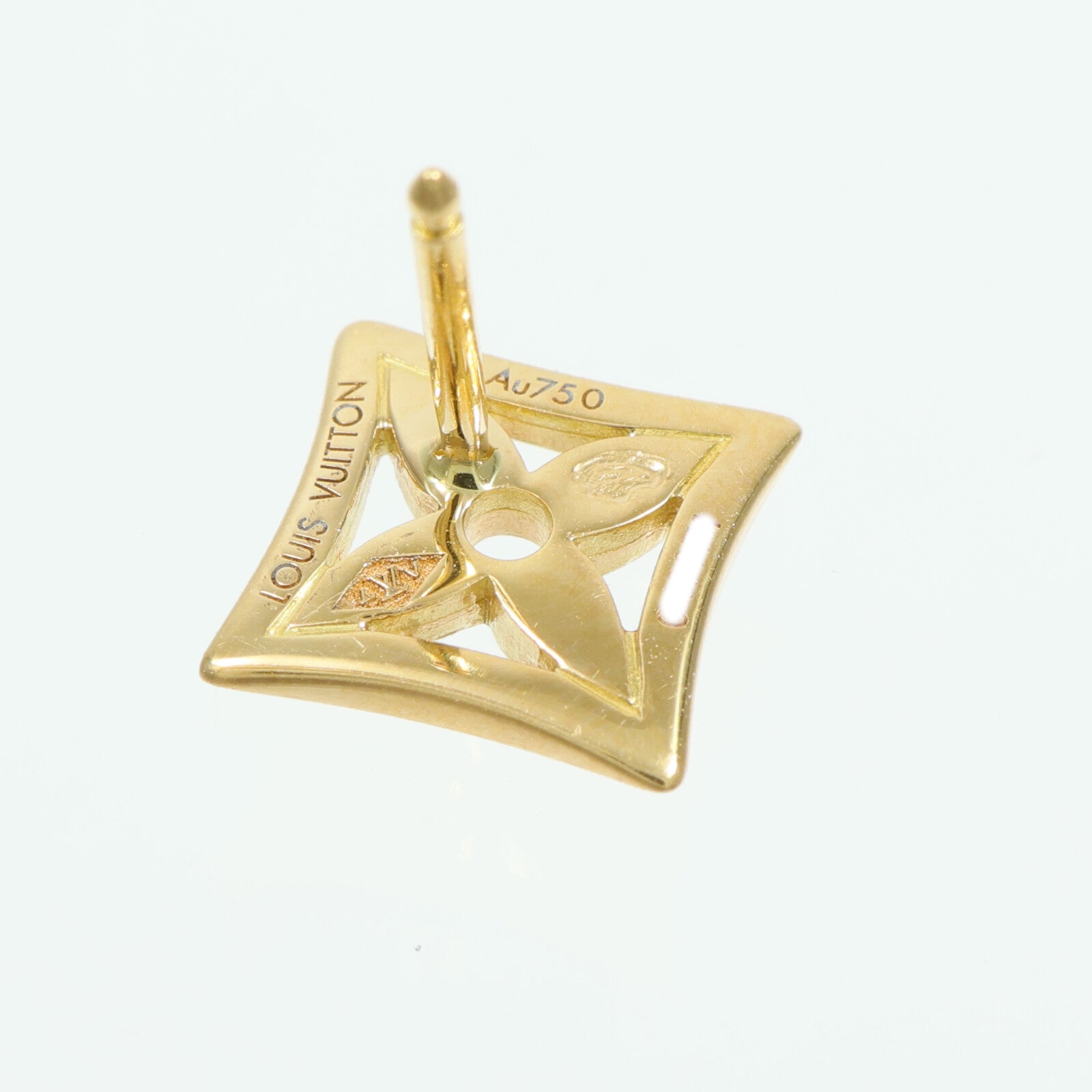 LOUIS VUITTON 18K黃金Resille Earrings耳環
