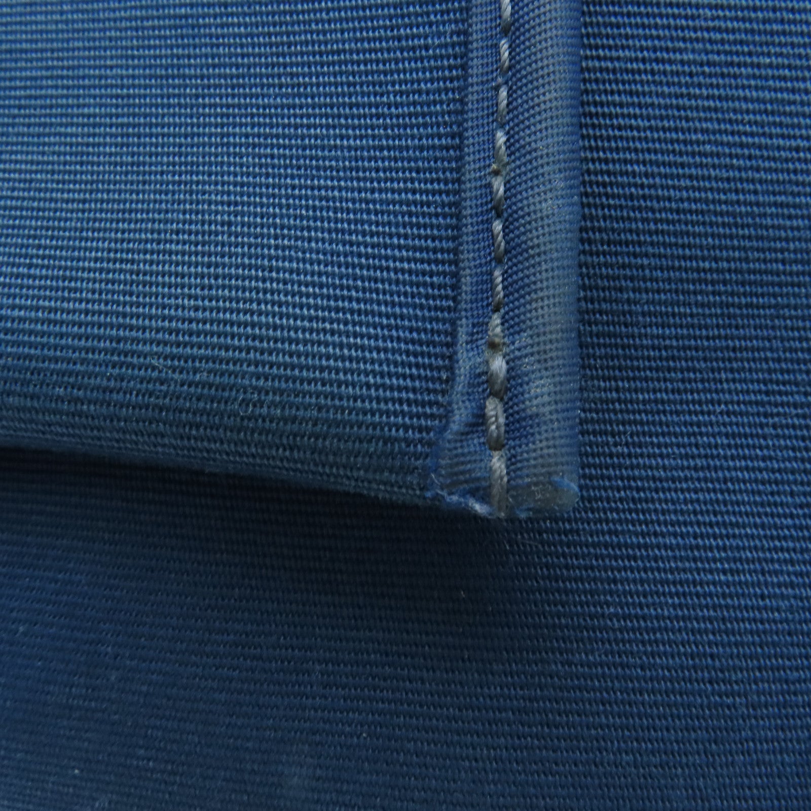 HERMES 帆布HerBag PM銀扣手挽肩背兩用袋Blue De Malte/藍色