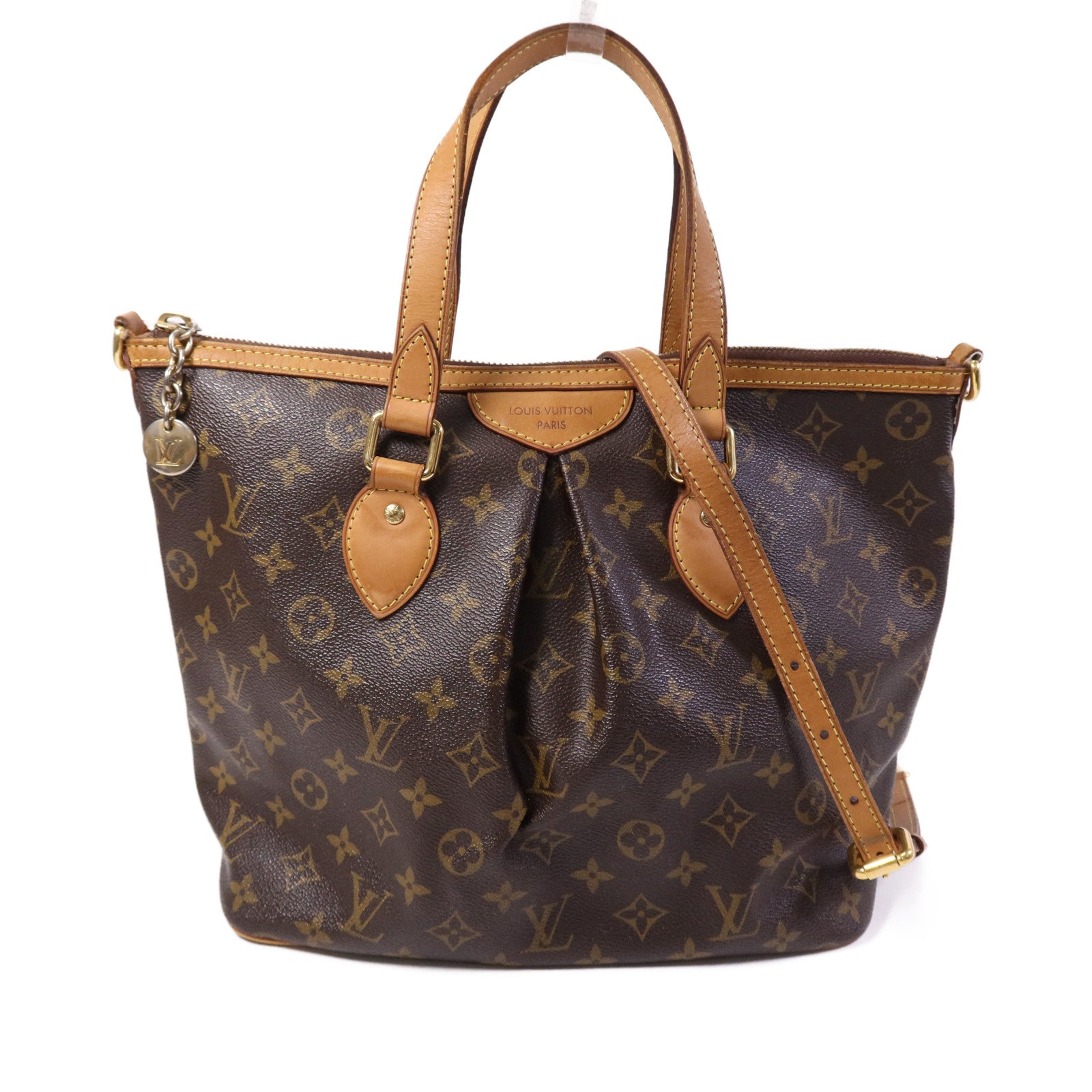 LOUIS VUITTON 【激減優惠】Monogram Palermo GM金扣手挽肩背兩用袋