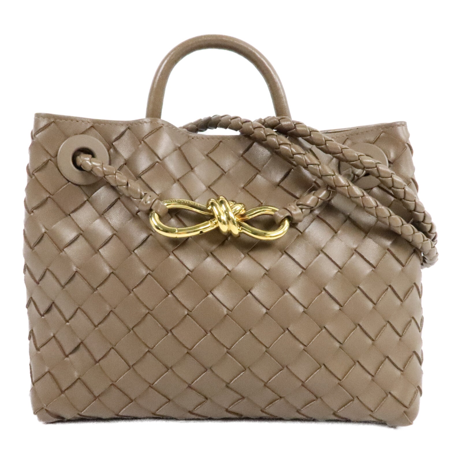 BOTTEGA VENETA 羊皮皮革Andiamo Small手挽肩背兩用袋