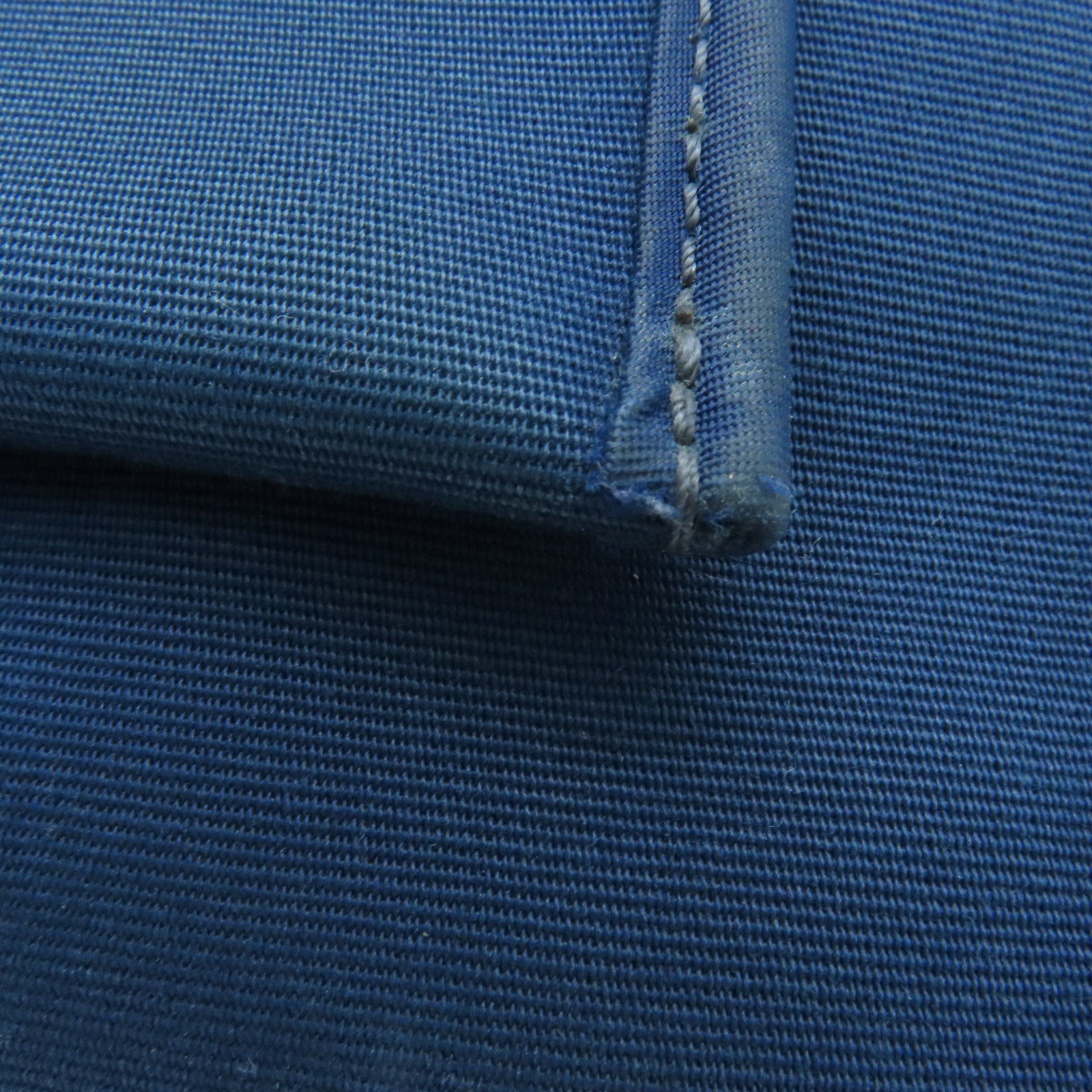 HERMES 帆布HerBag PM銀扣手挽肩背兩用袋Blue De Malte/藍色