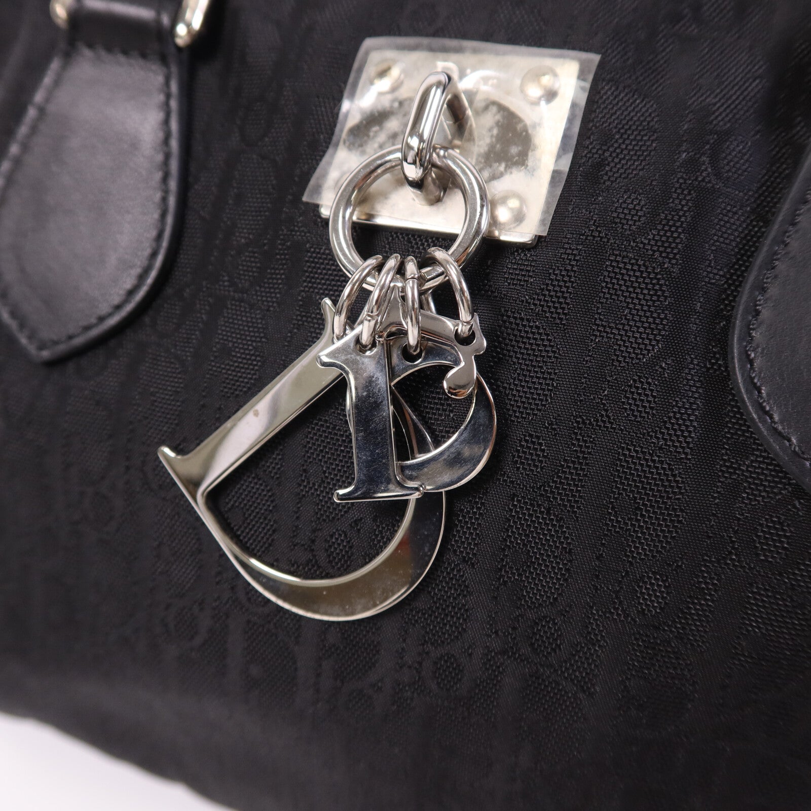 Dior 帆布Tote Bag銀扣手挽袋