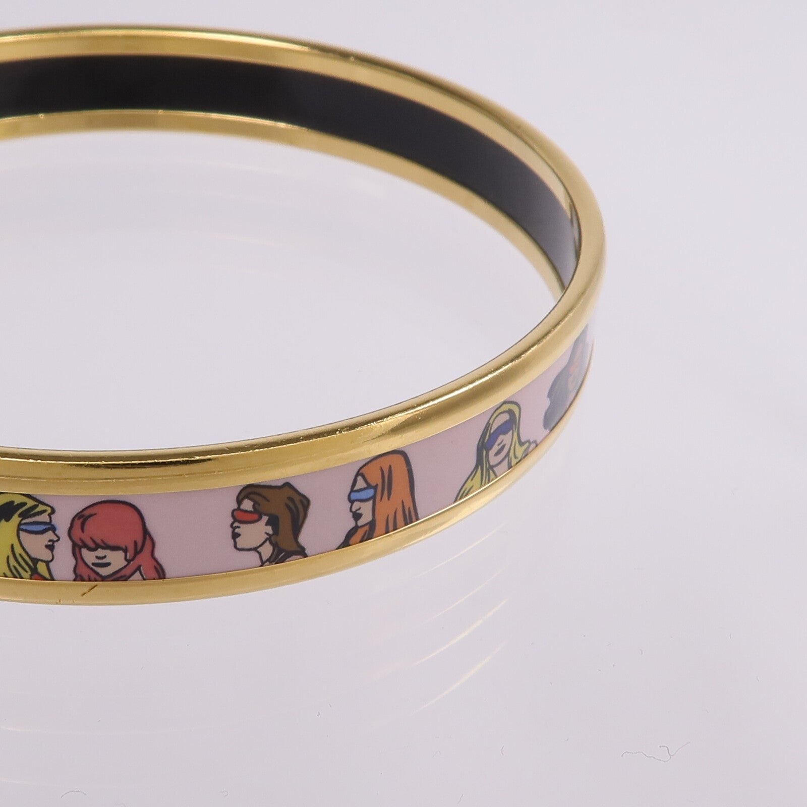 HERMES 金屬/琺瑯Hermes On The Beach Bangle手鐲