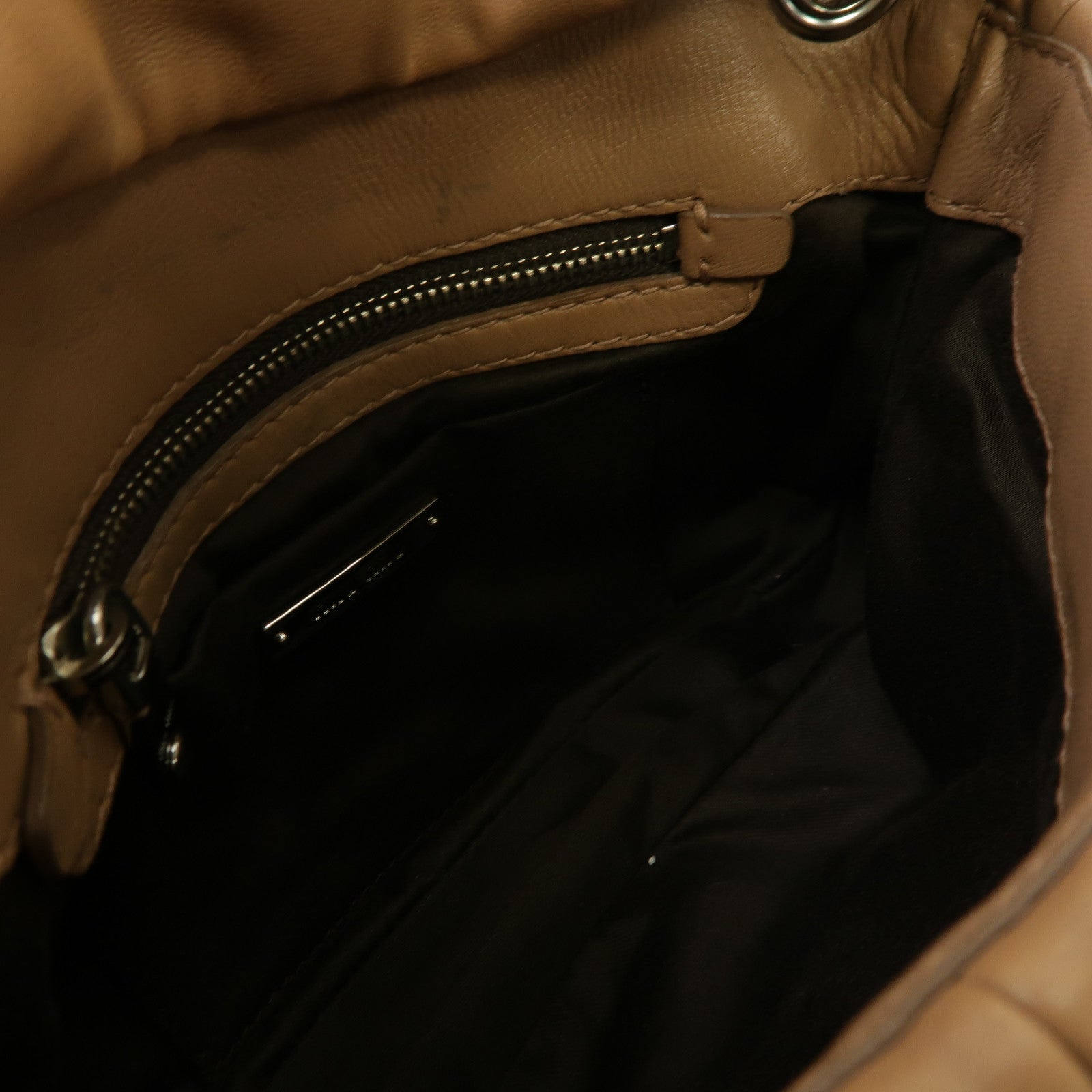 Miu Miu 牛皮皮革Chain Shoulder Bag銀扣鏈帶肩背袋粉紅色