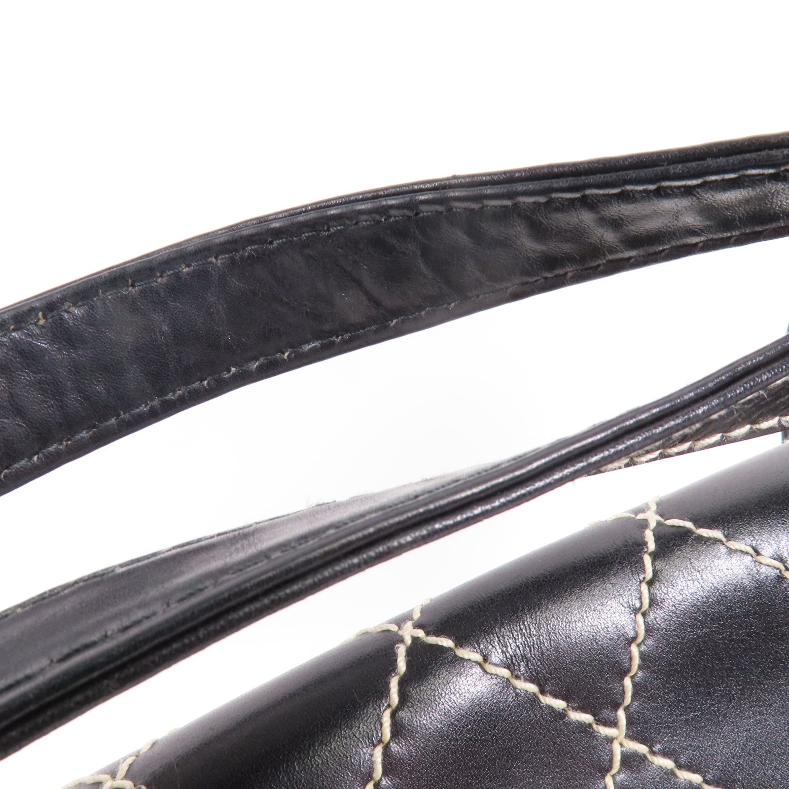 CHANEL 牛皮皮革Shoulder Bag金扣肩背袋