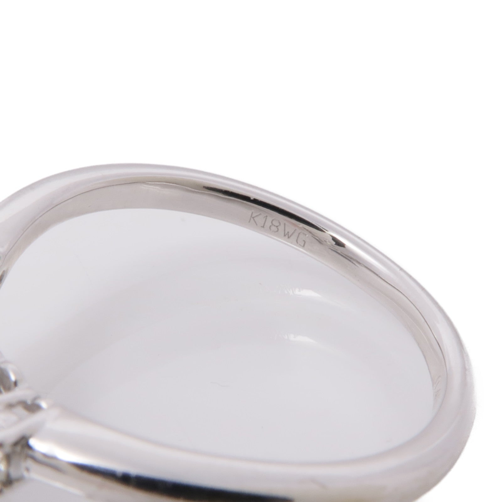 JEWELRY【激減優惠】 18K白金Diamond Ring鑽石戒指US#7.5