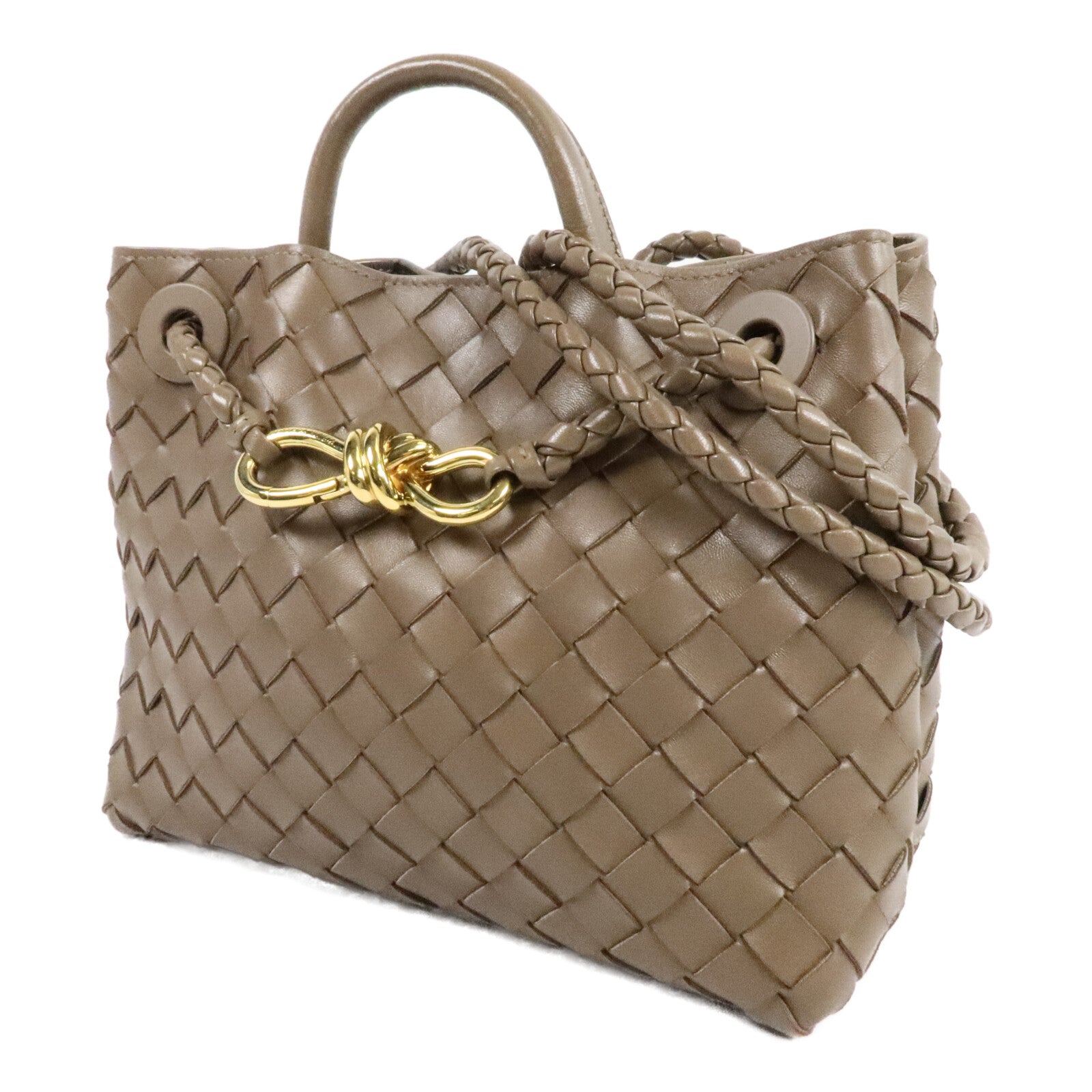 BOTTEGA VENETA 羊皮皮革Andiamo Small手挽肩背兩用袋