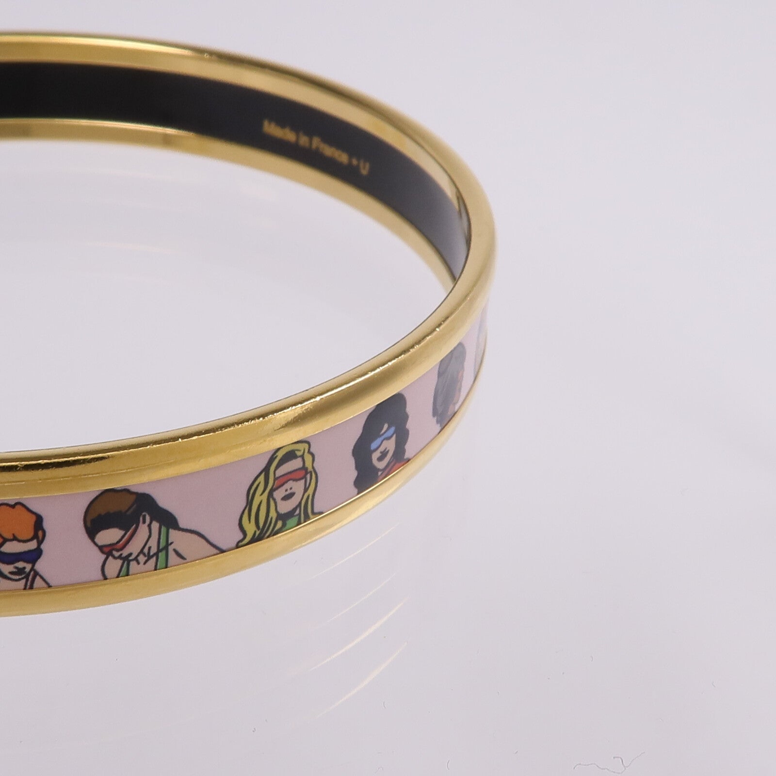 HERMES 金屬/琺瑯Hermes On The Beach Bangle手鐲