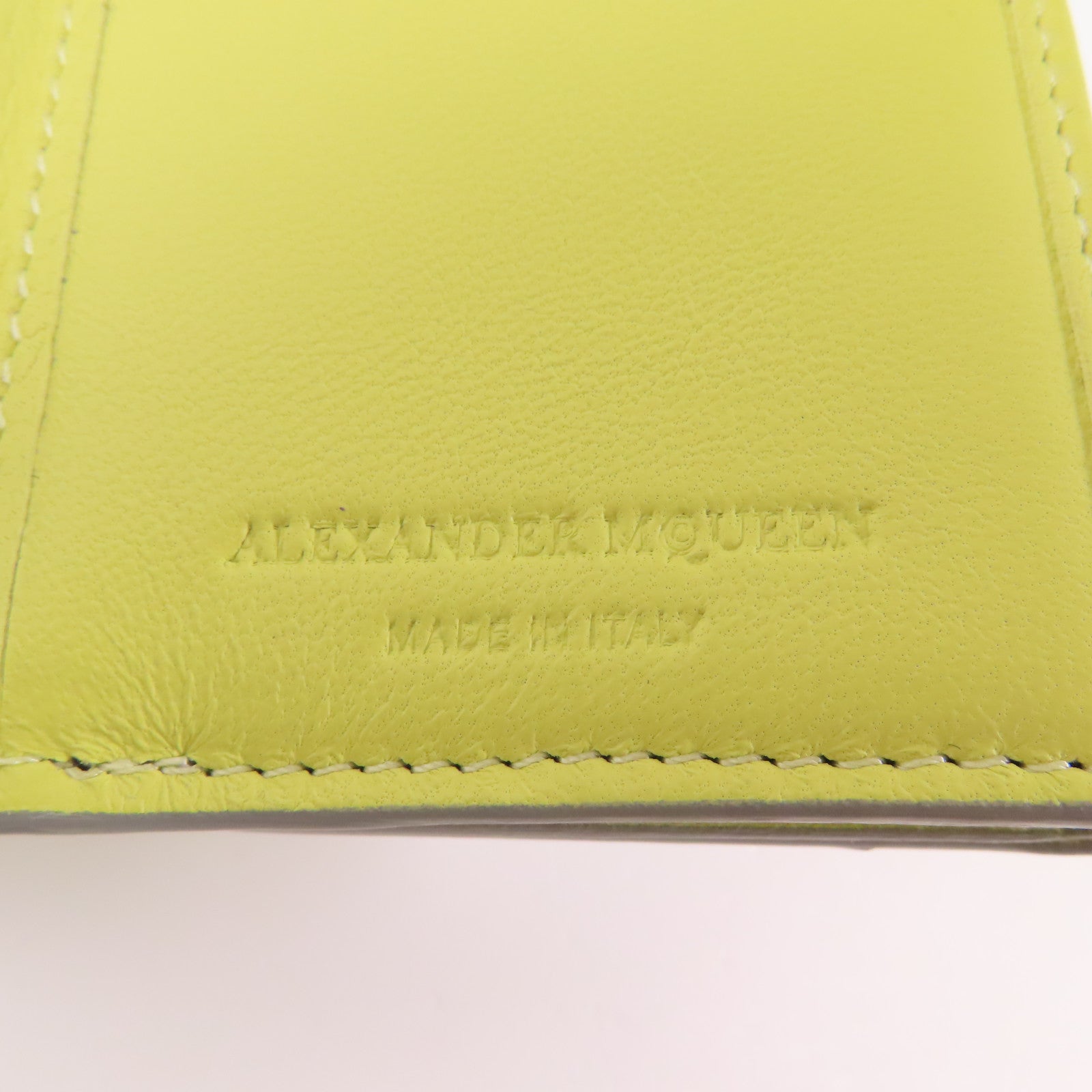 SELECTION 皮革Alexander Mcqueen Wallet銀扣長錢包