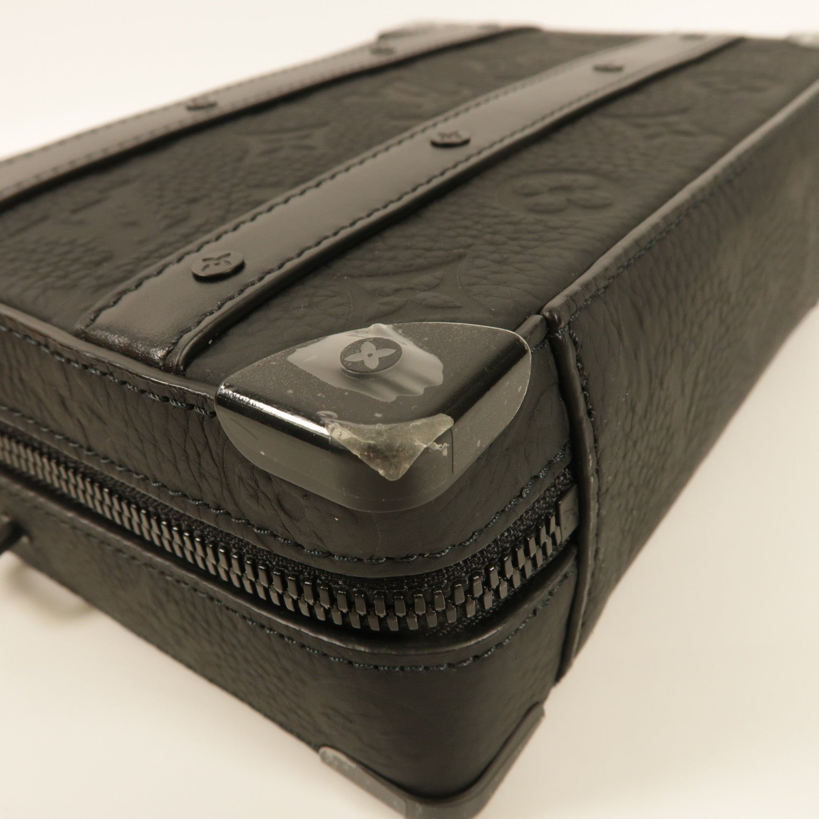 LOUIS VUITTON Monogram Taurillon Handle Soft Trunk手挽肩背兩用袋