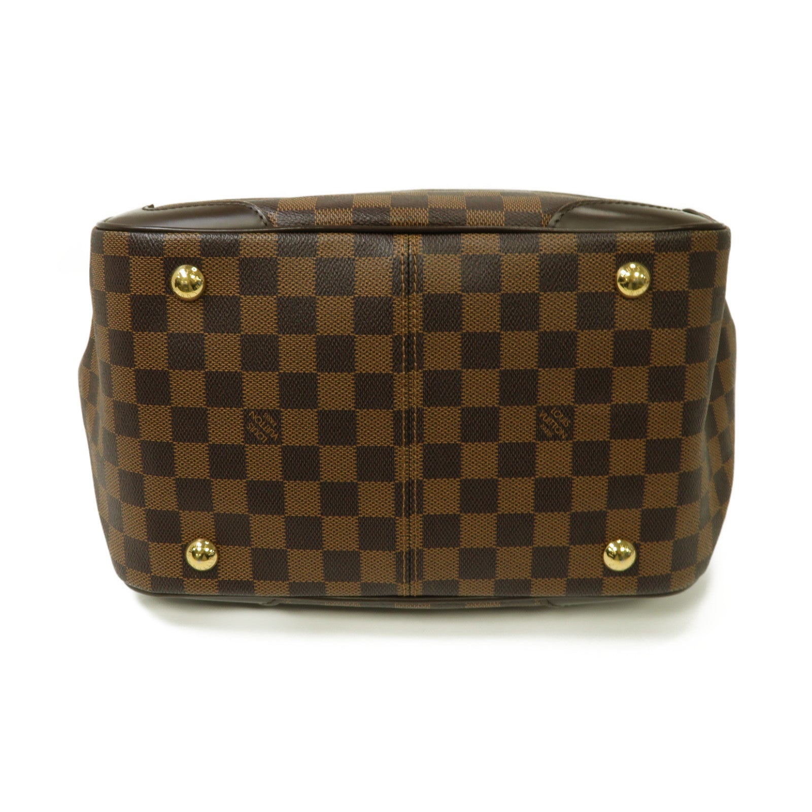 LOUIS VUITTON 【激減優惠】Damier Verona MM金扣肩背袋棕色