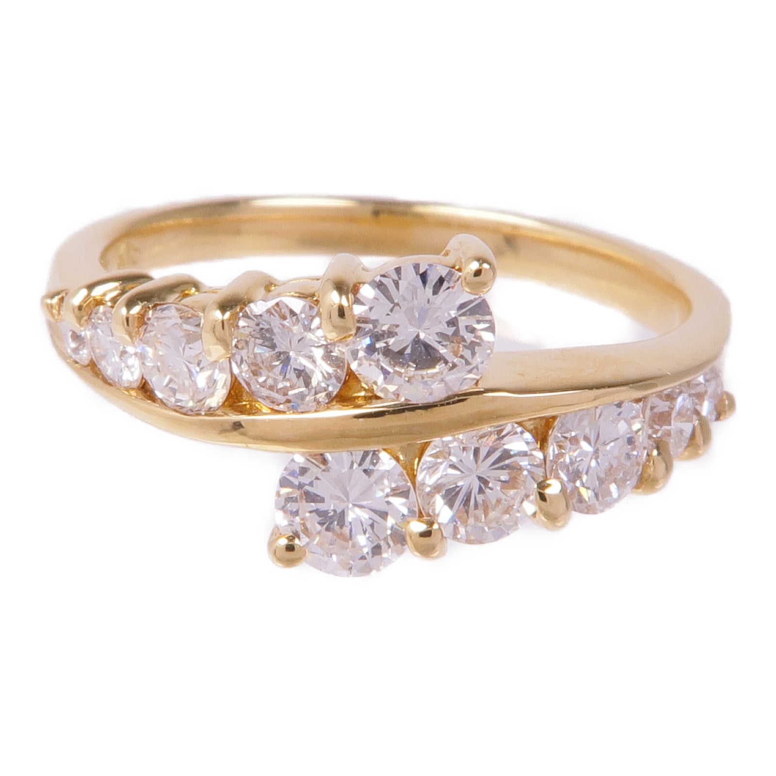 JEWELRY 18K黃金Diamond Ring鑽石戒指US#6.25