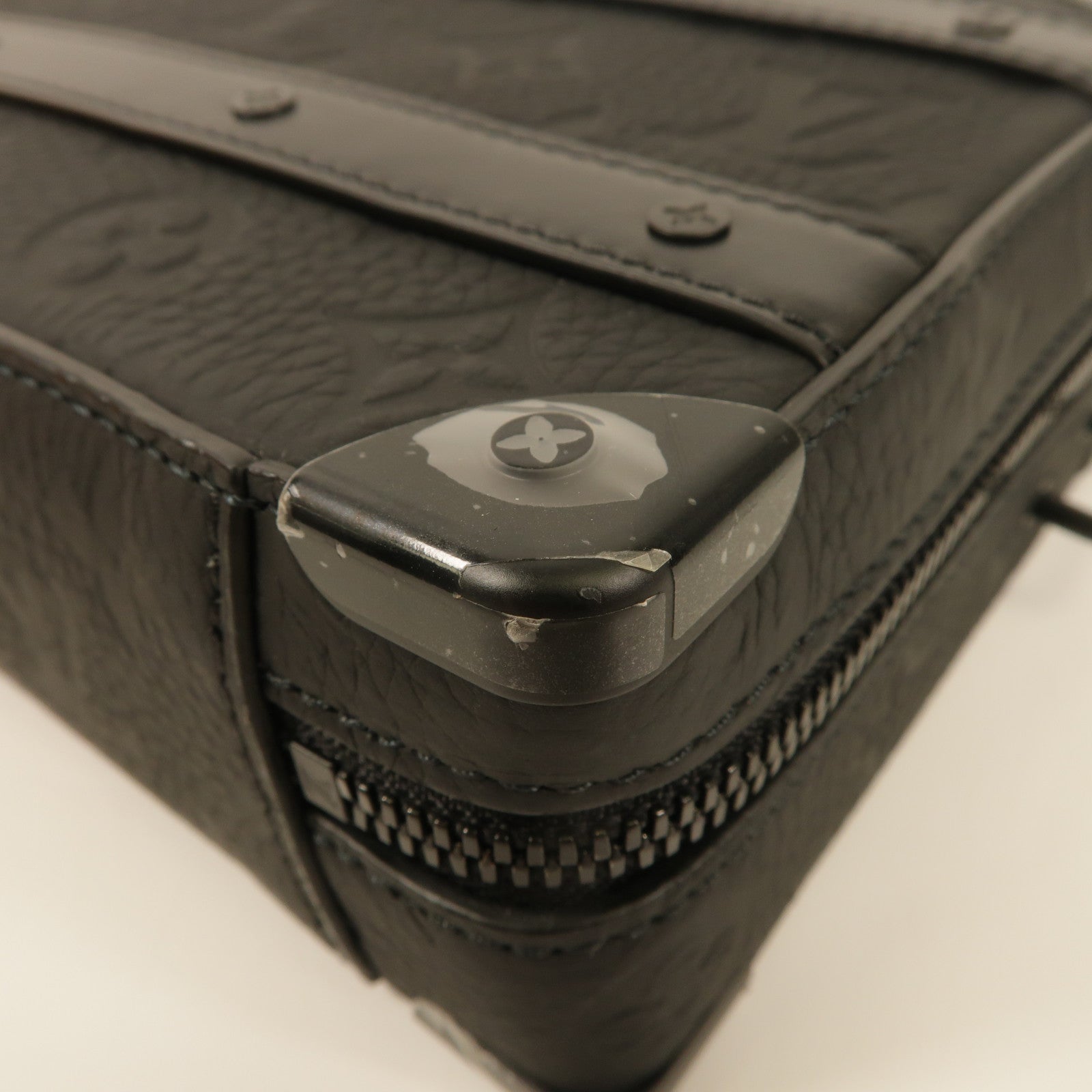 LOUIS VUITTON Monogram Taurillon Handle Soft Trunk手挽肩背兩用袋