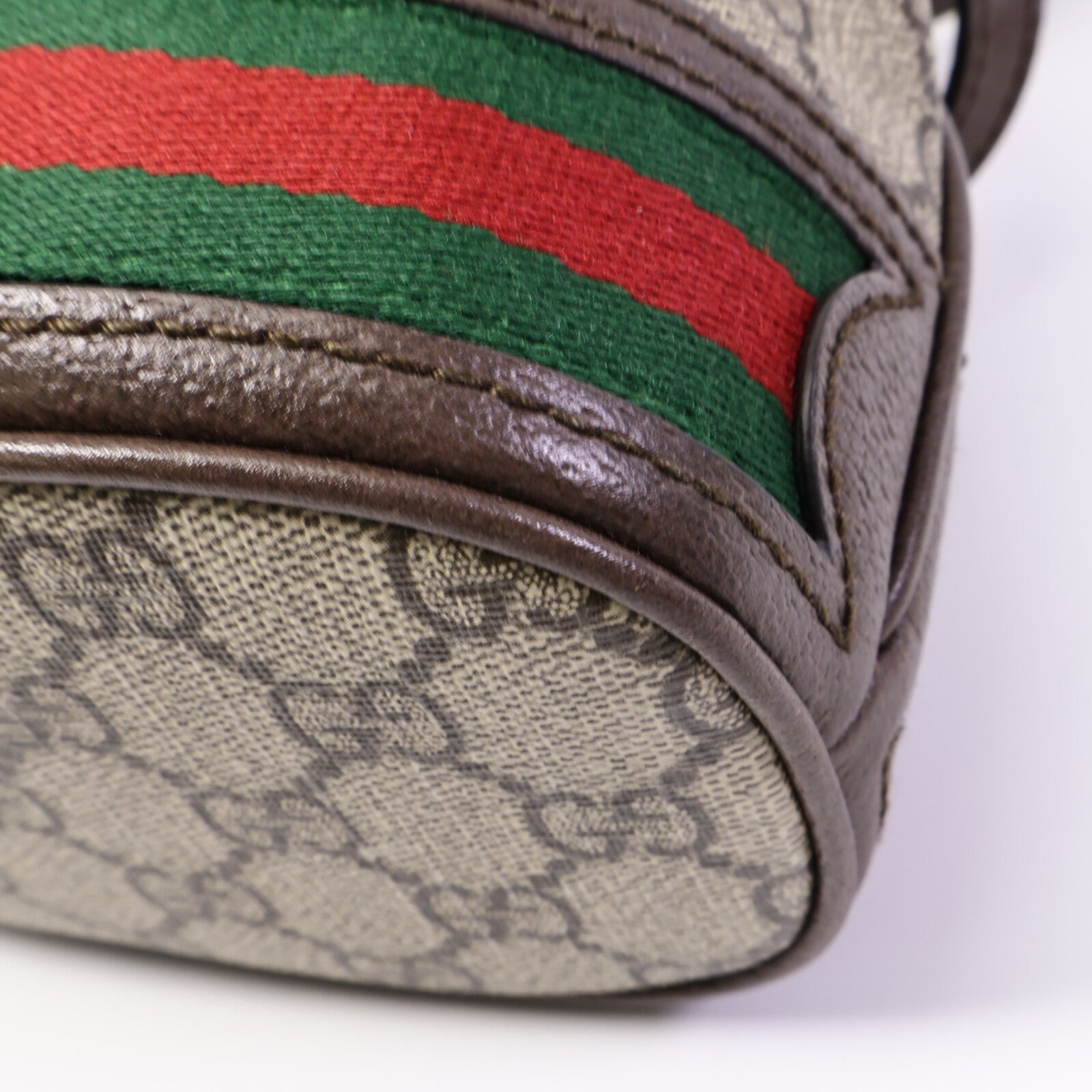 GUCCI 塗層帆布Ophidia Mini Bucket肩背袋