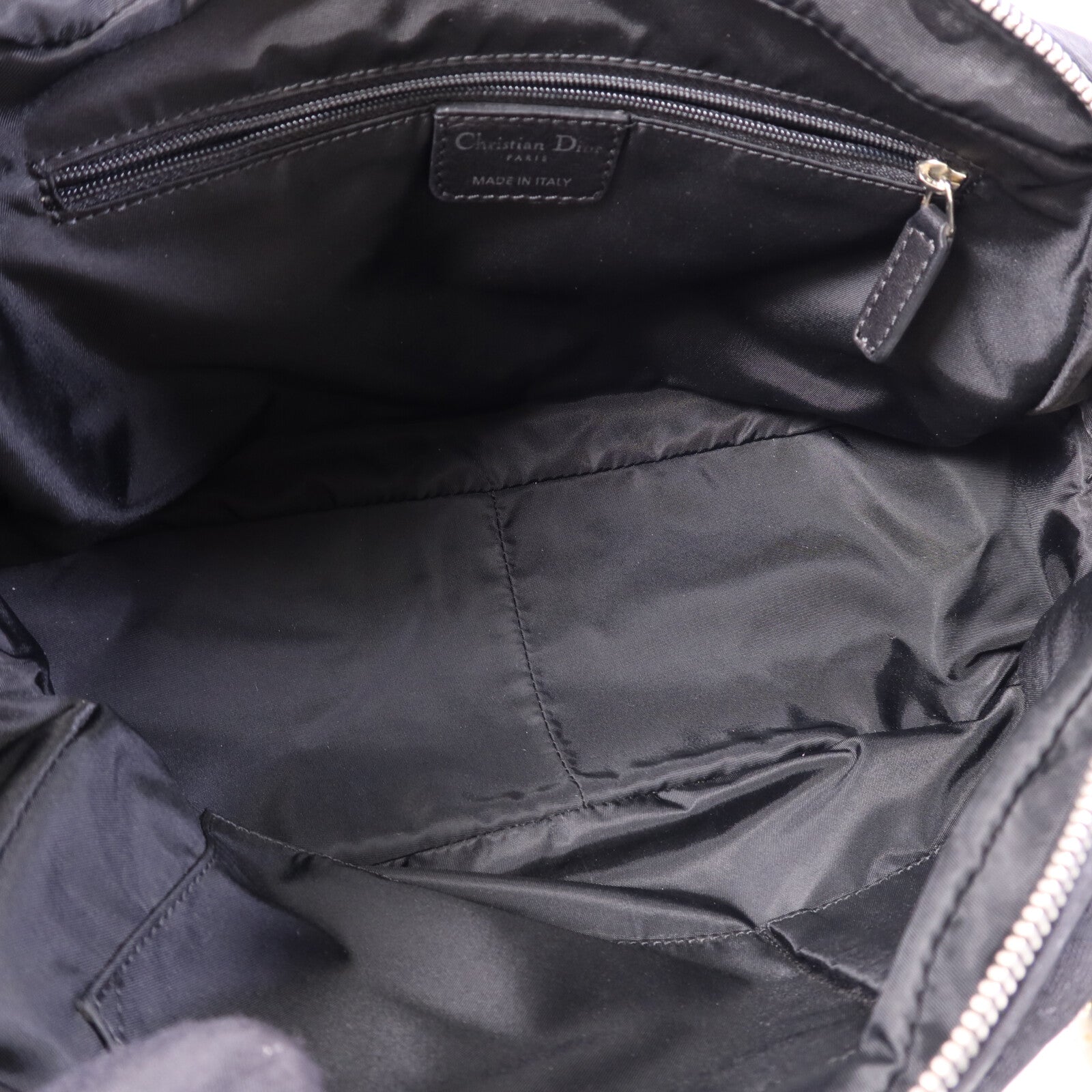 Dior 帆布Tote Bag銀扣手挽袋