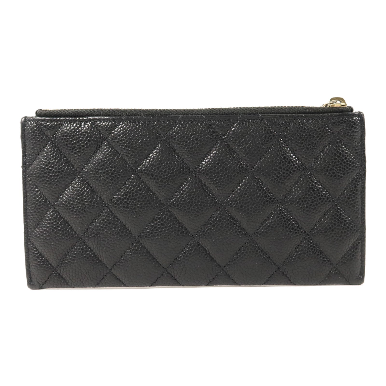 CHANEL 牛皮皮革CC Filigree Long Wallet長錢包
