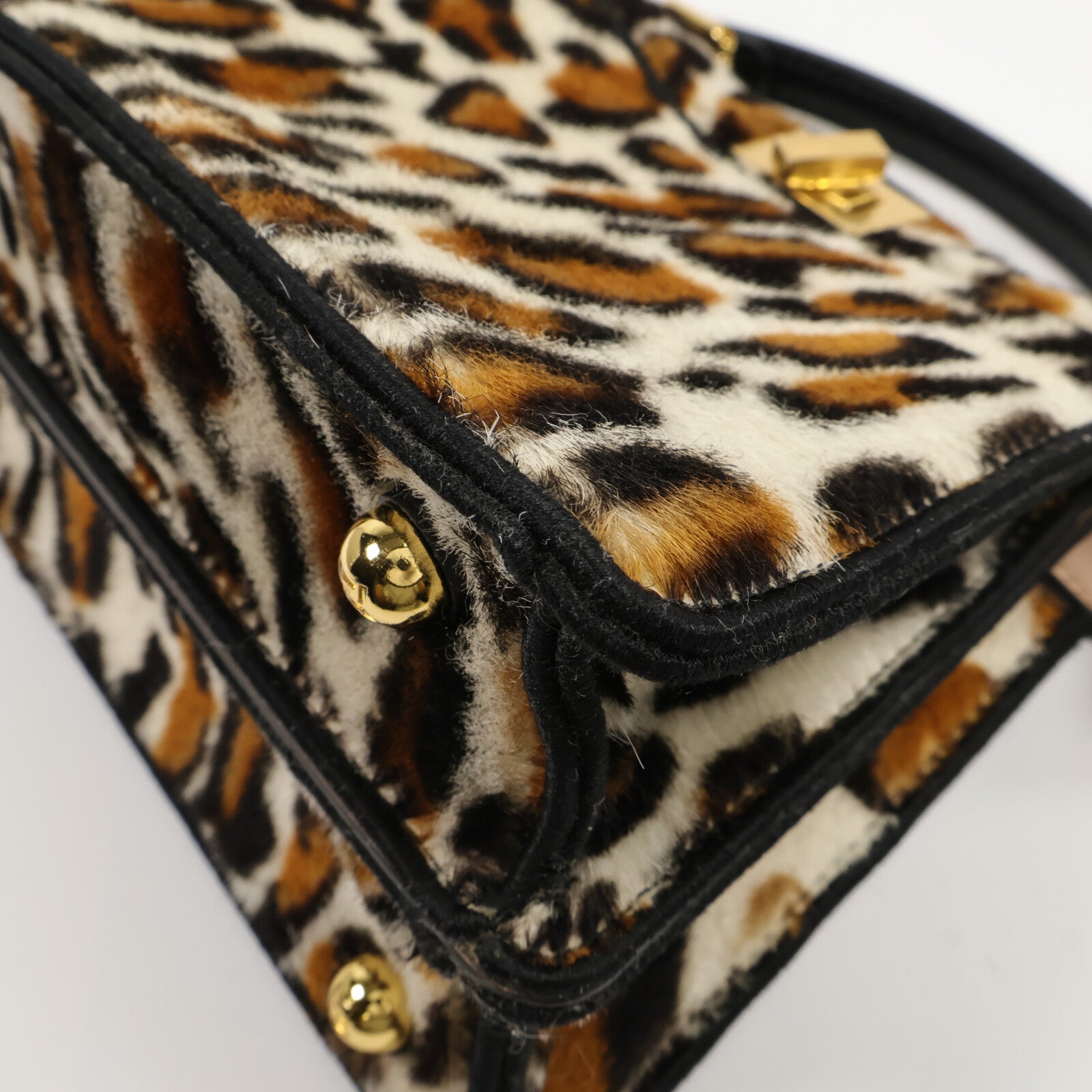 FENDI 馬毛Peekaboo ISeeU Petite手挽肩背兩用袋