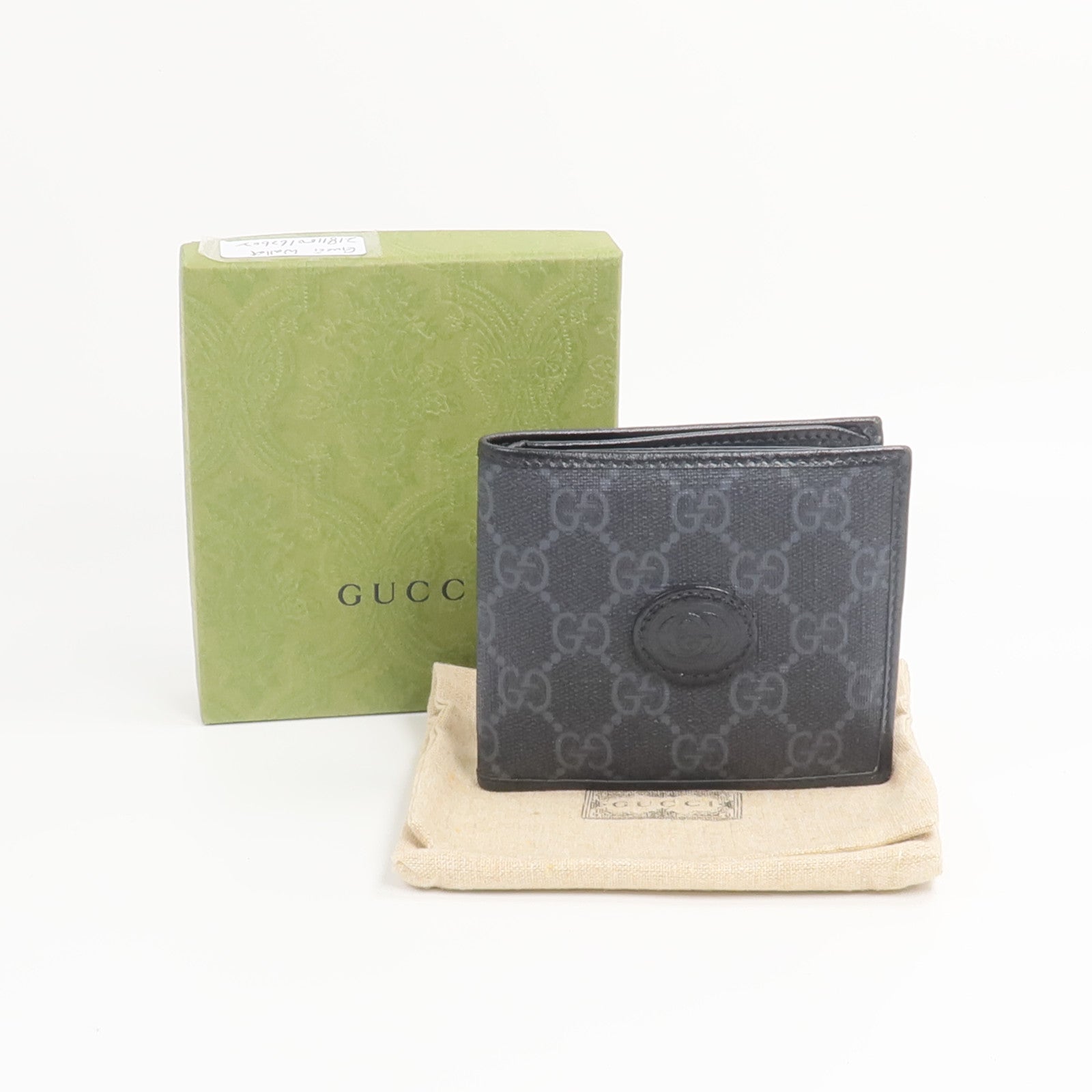 GUCCI 塗層帆布Wallet錢包
