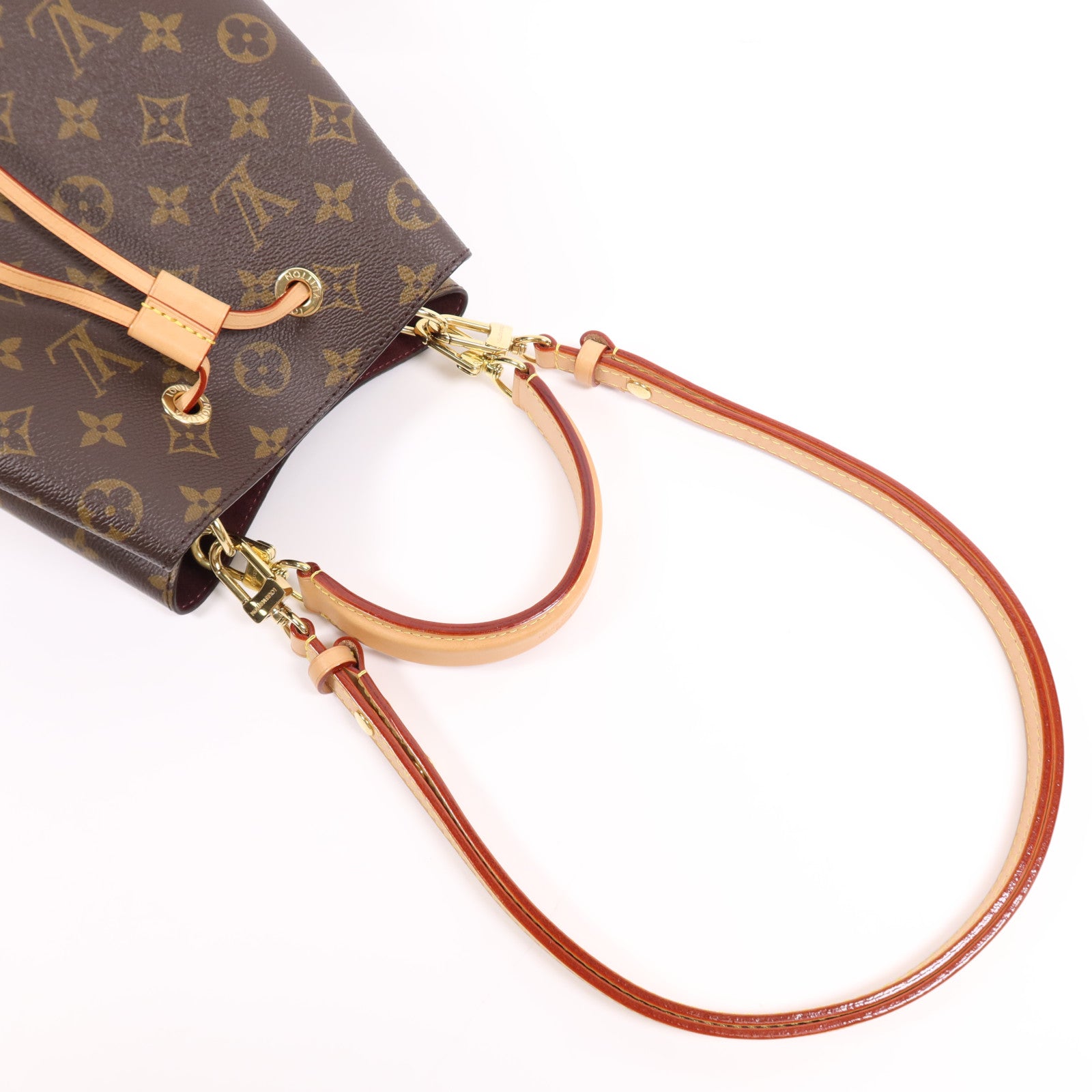 LOUIS VUITTON Monogram Neonoe BB金扣手挽肩背兩用袋