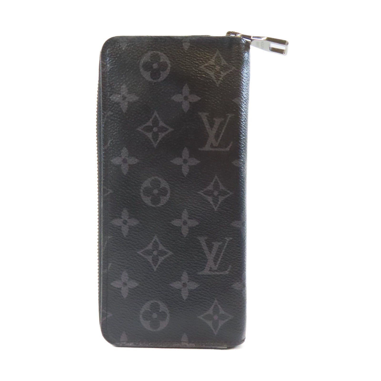 LOUIS VUITTON 【激減優惠】Monogram Eclipse Long Wallet銀扣長錢包黑色