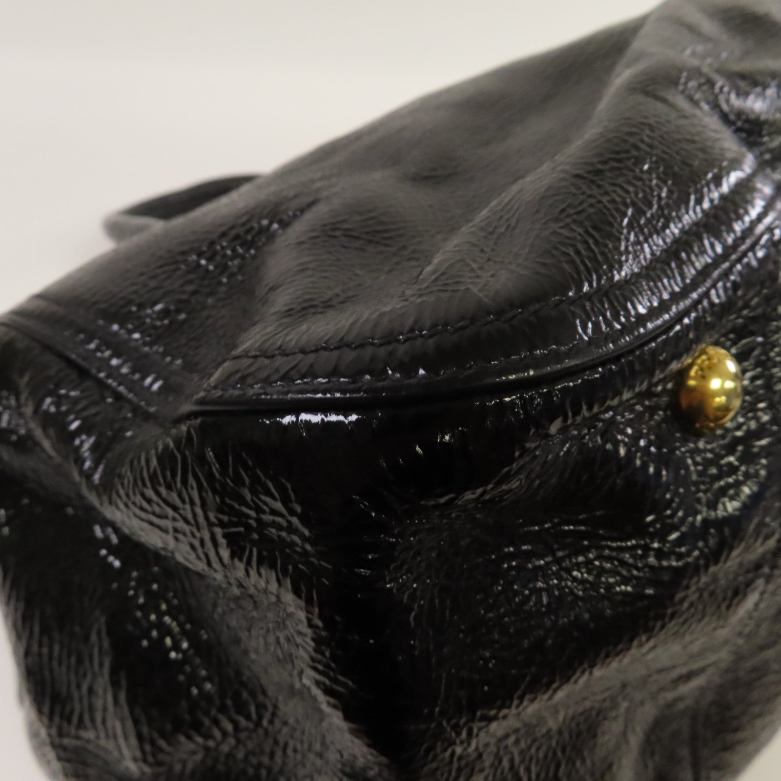 PRADA 【激減優惠】牛皮皮革2 Way Shoulder金扣手挽肩背兩用袋黑色