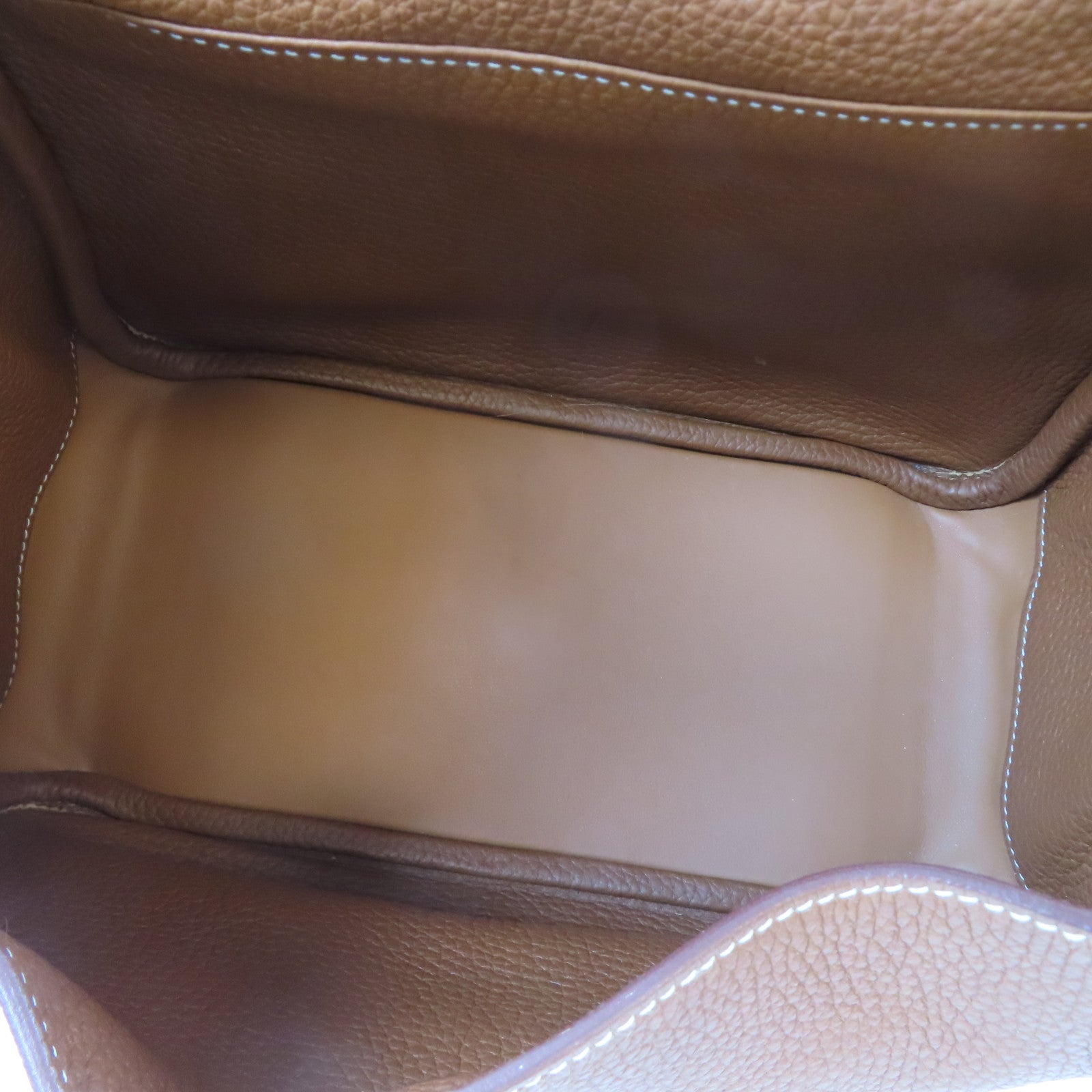 HERMES Clemence皮革Lindy 26金扣手挽肩背兩用袋Gold/啡色