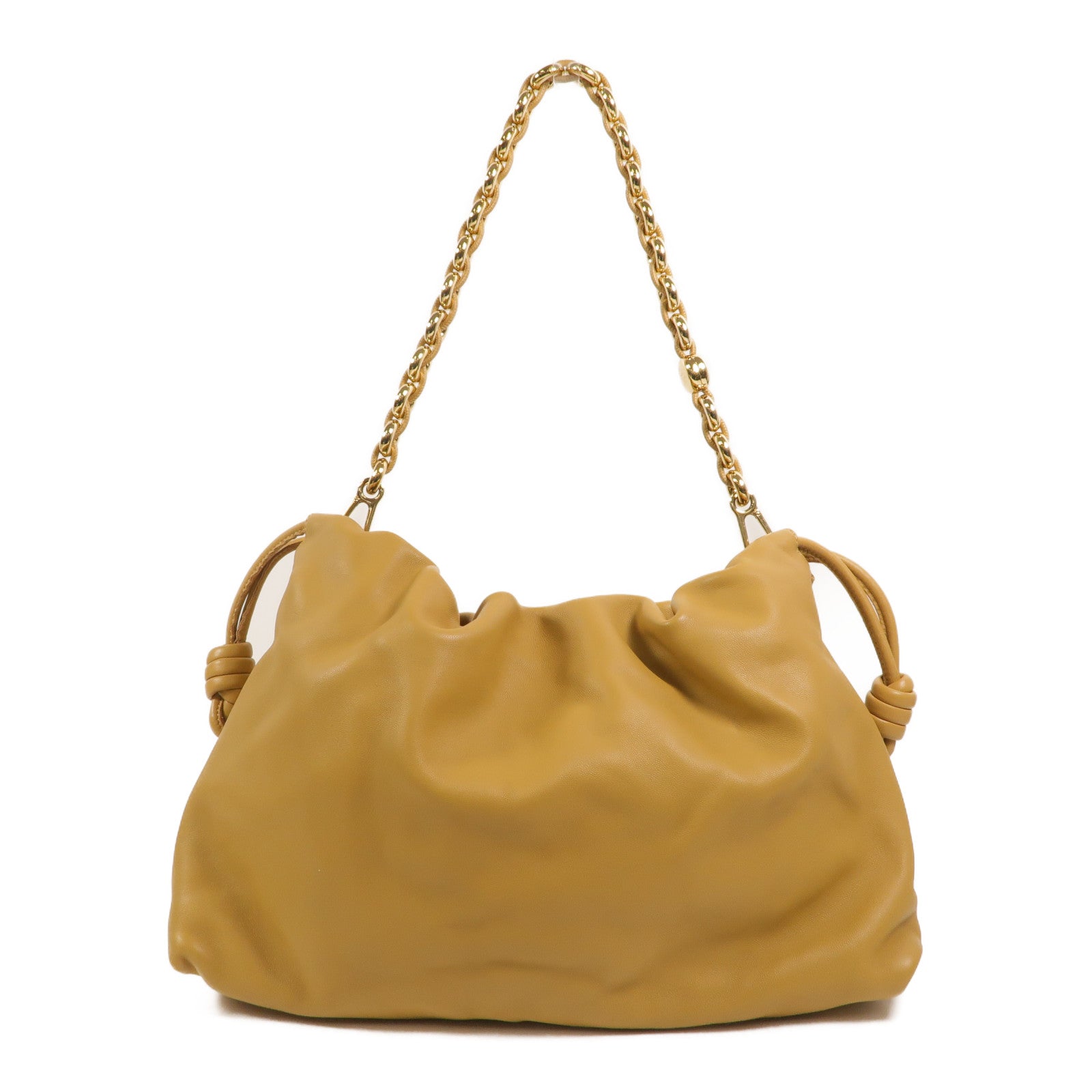 LOEWE 羊皮皮革Flamenco Purse Large鏈帶手挽肩背兩用袋