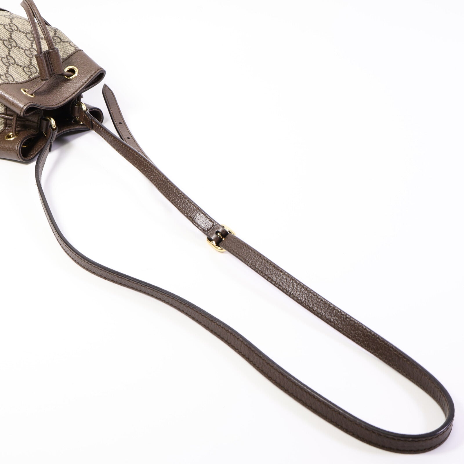 GUCCI 塗層帆布Ophidia Mini Bucket肩背袋