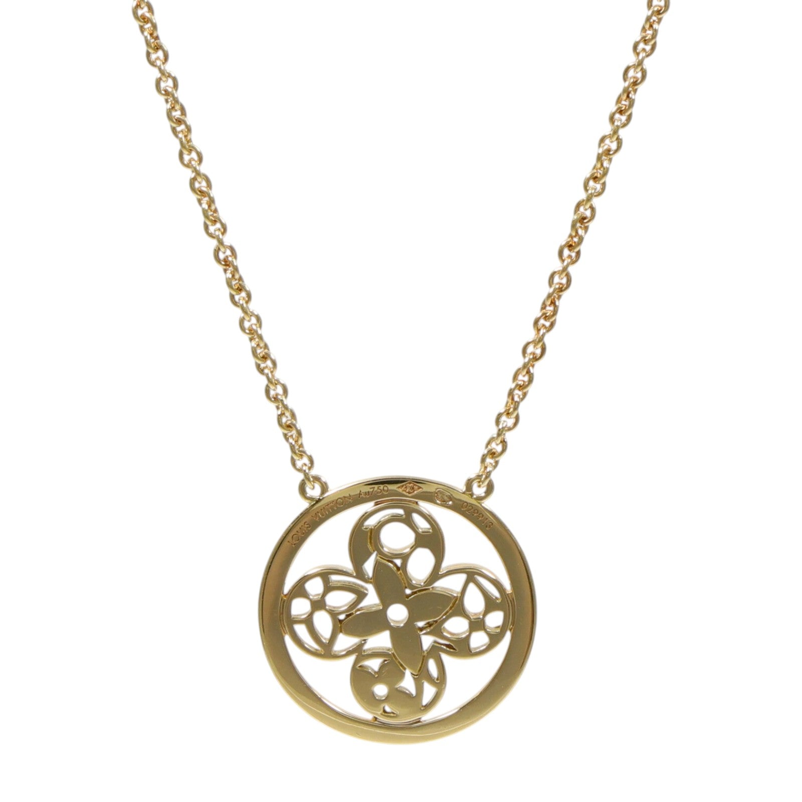 LOUIS VUITTON 18K黃金Reaille Necklace項鍊