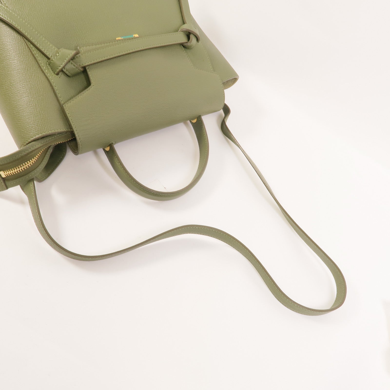 CELINE 牛皮皮革Micro Belt Bag手挽肩背兩用袋