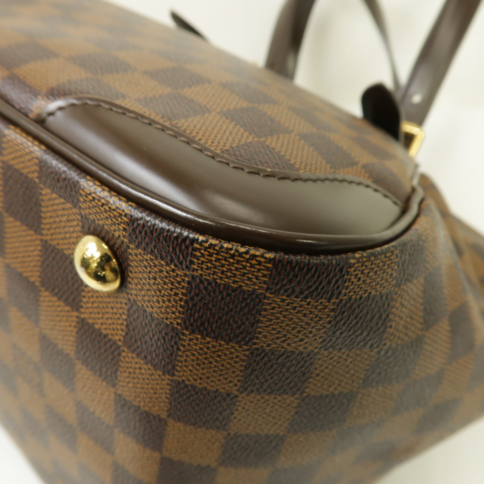 LOUIS VUITTON 【激減優惠】Damier Verona MM金扣肩背袋棕色