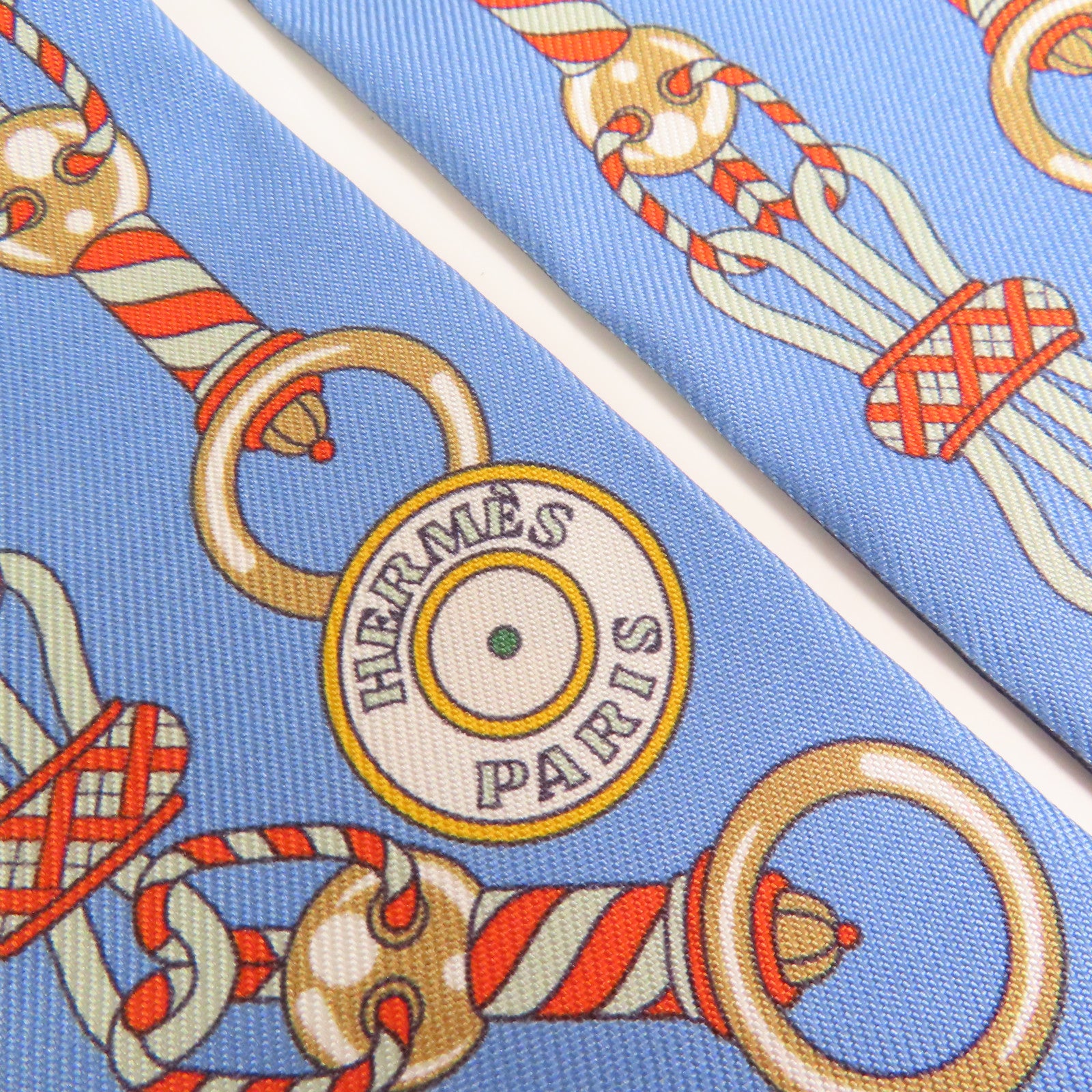HERMES 絲質Twilly絲巾