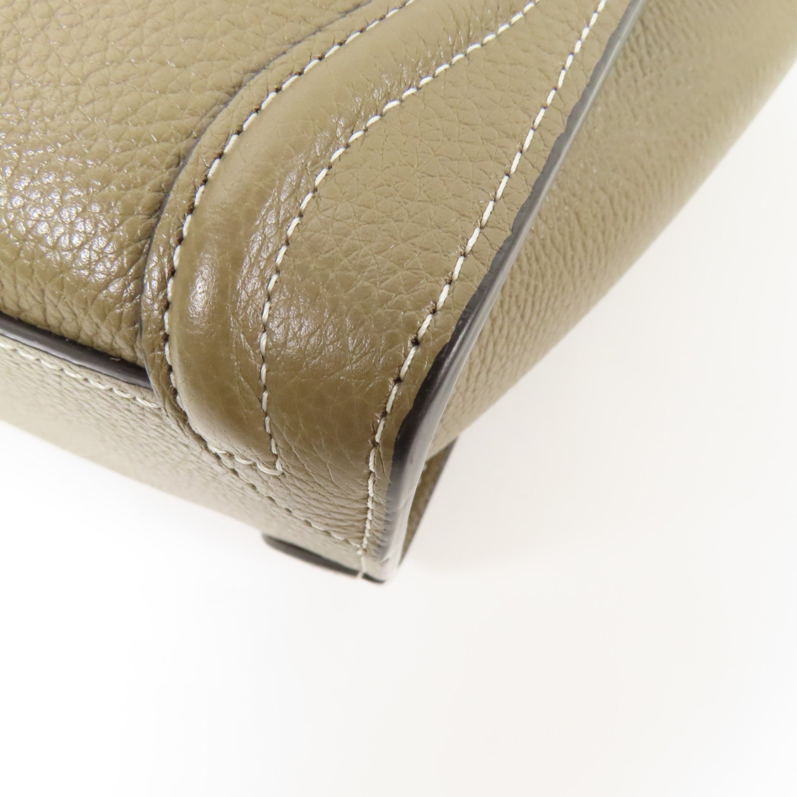 CELINE 牛皮皮革Nano Luggage銀扣手挽肩背兩用袋