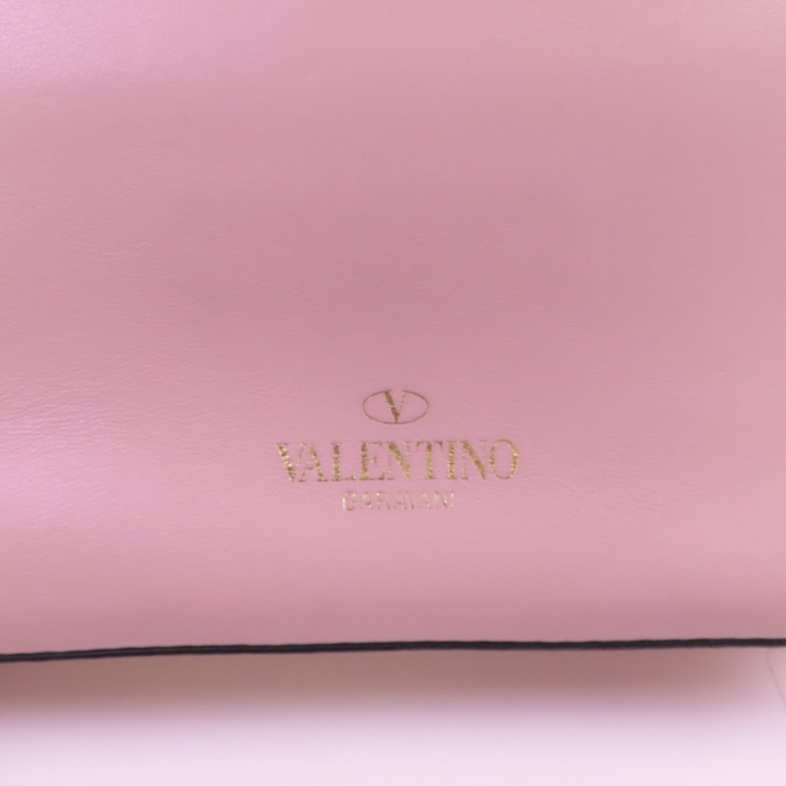 Valentino 牛皮皮革Rock Studs金扣手挽肩背兩用袋