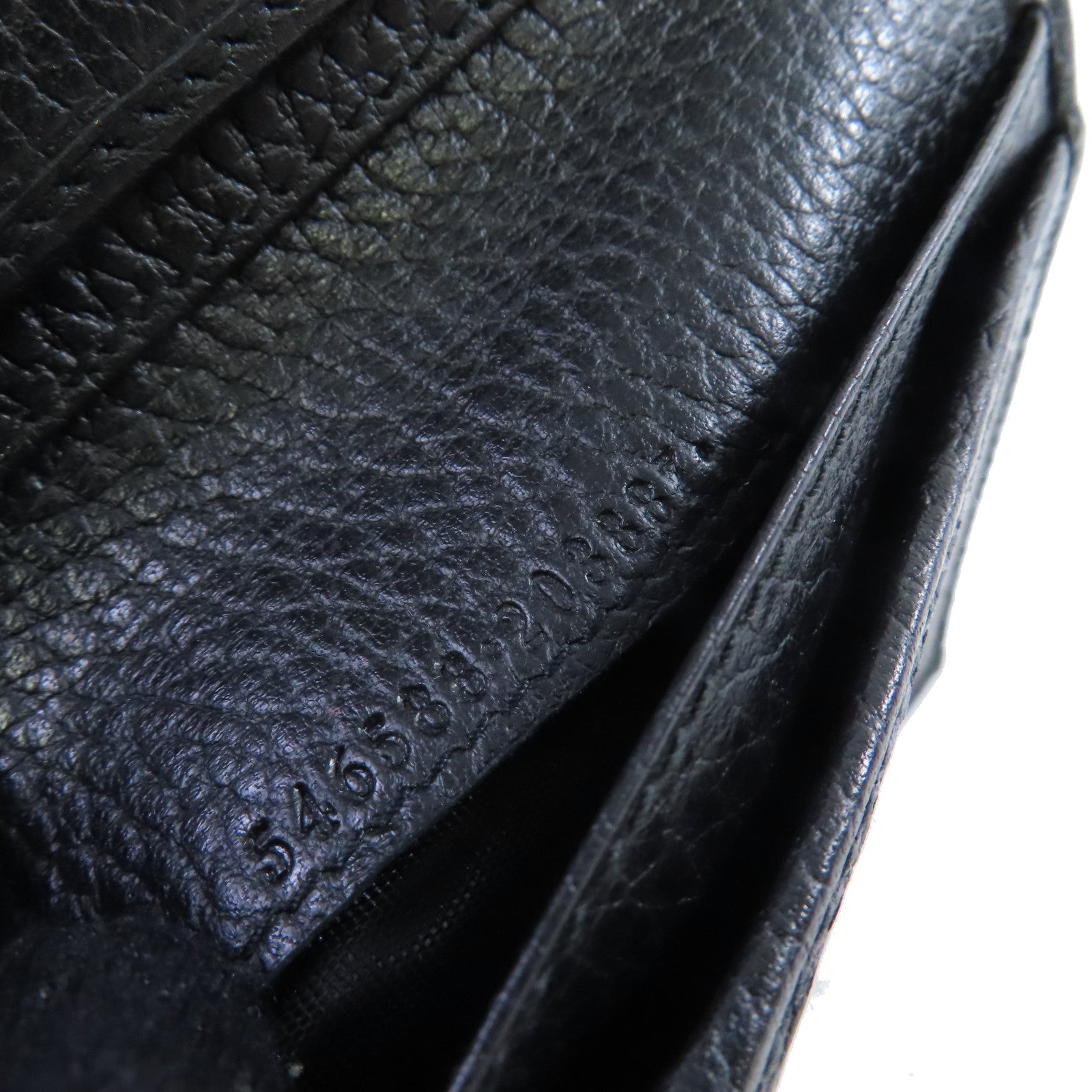 GUCCI 牛皮皮革Petit GG Marmont L-Shaped Zipper Medium Wallet金扣錢包黑色