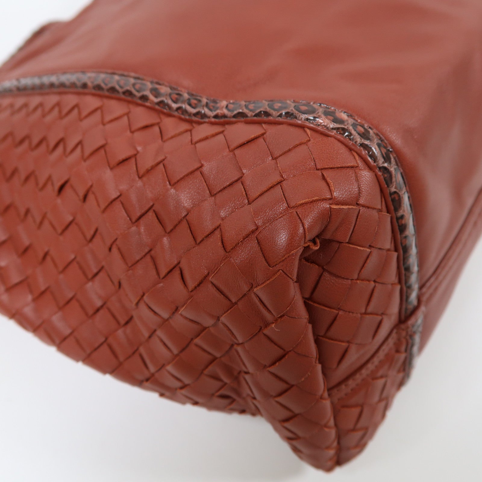 BOTTEGA VENETA 牛皮皮革Tote Bag手挽袋紅色