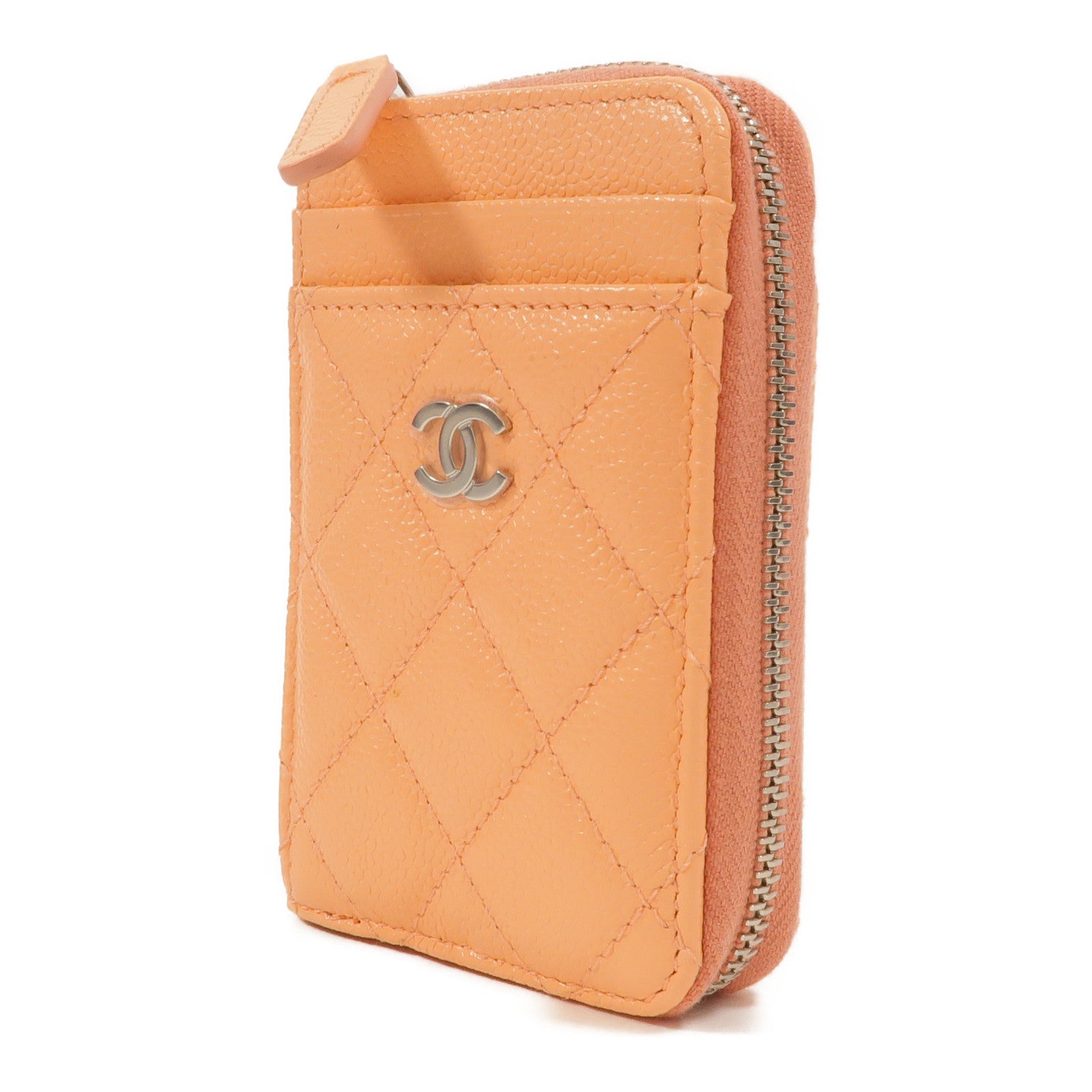 CHANEL 牛皮皮革Classic Zipped Card Case卡片套