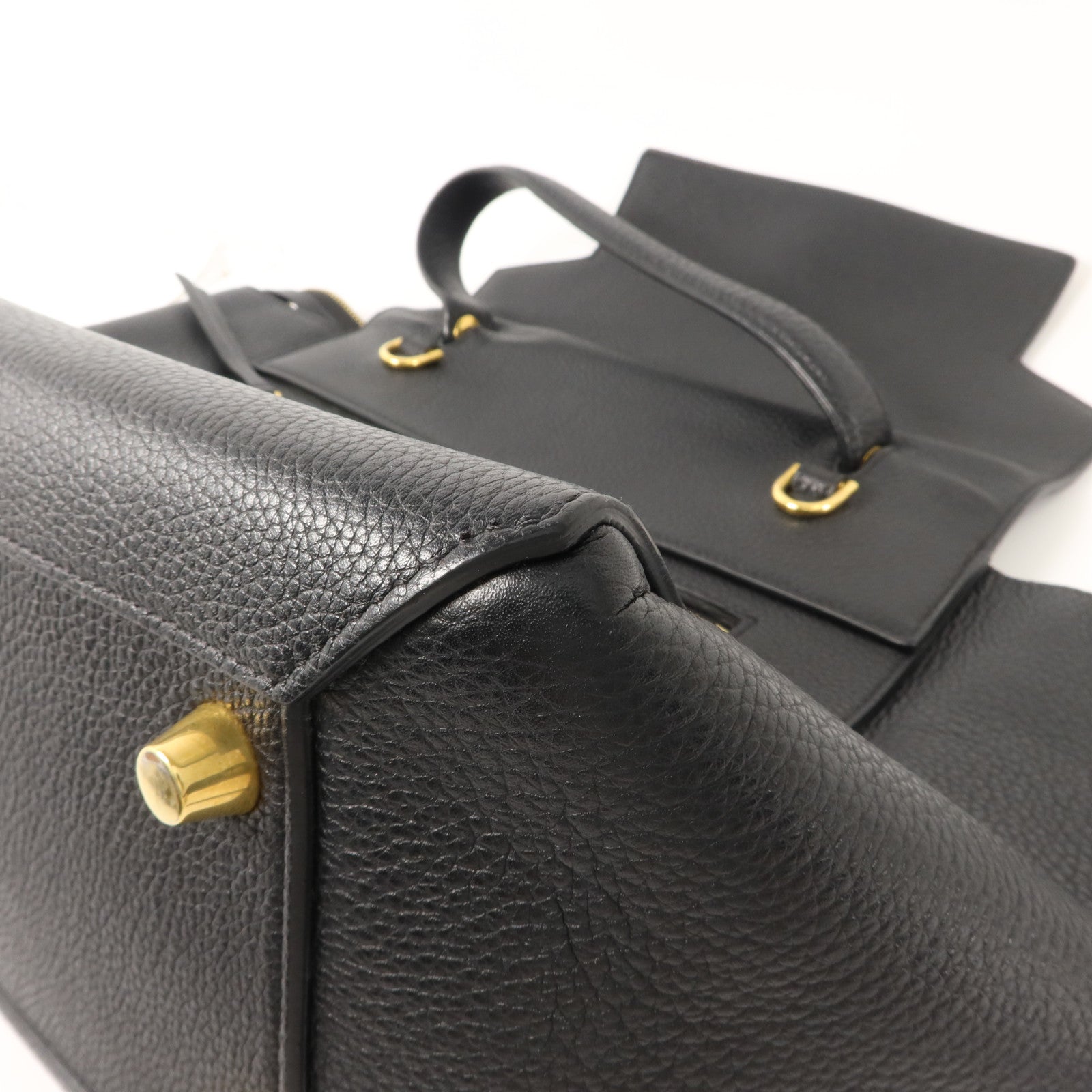 CELINE 牛皮皮革Micro Belt手挽肩背兩用袋