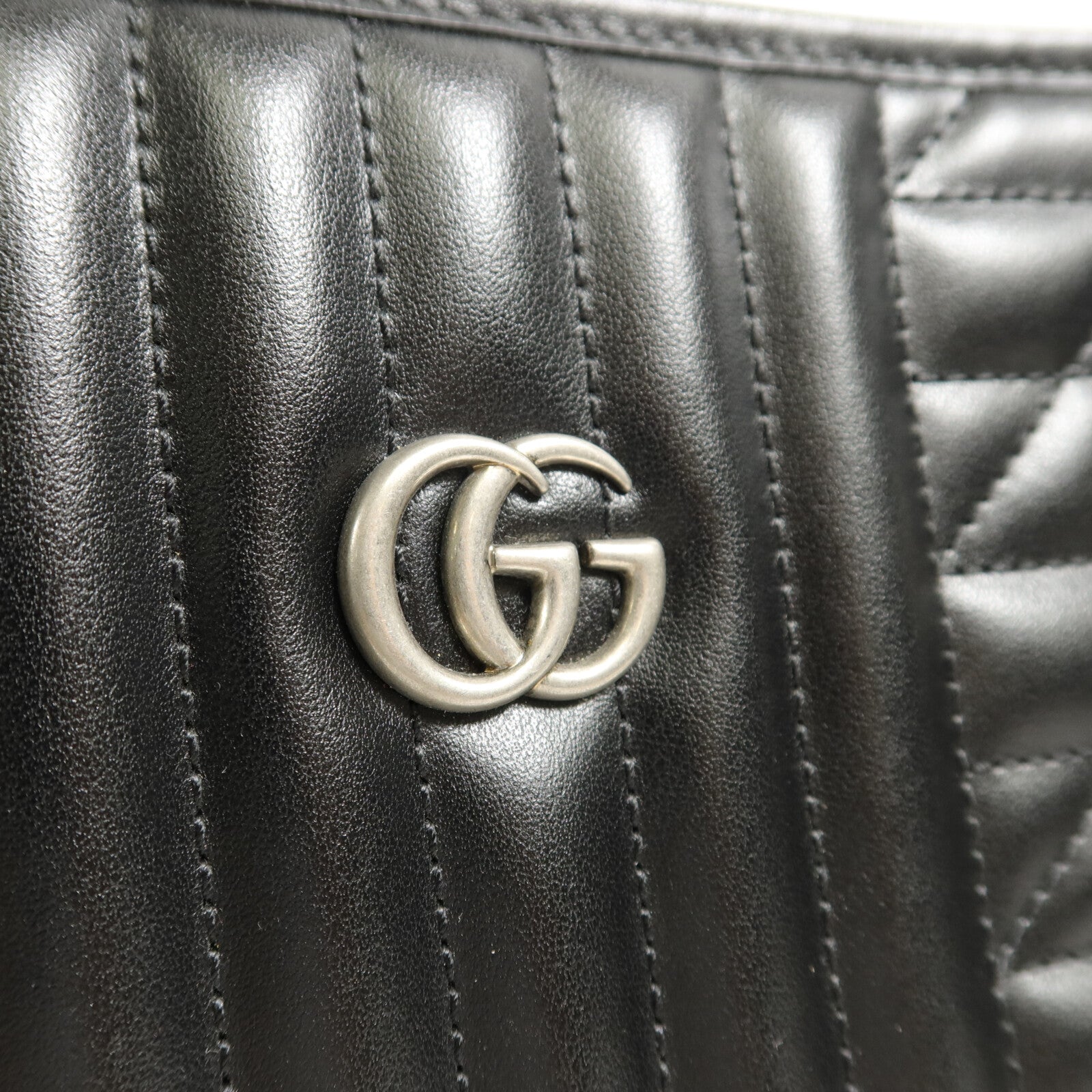 GUCCI 牛皮皮革GG Marmont Tote Bag手挽袋