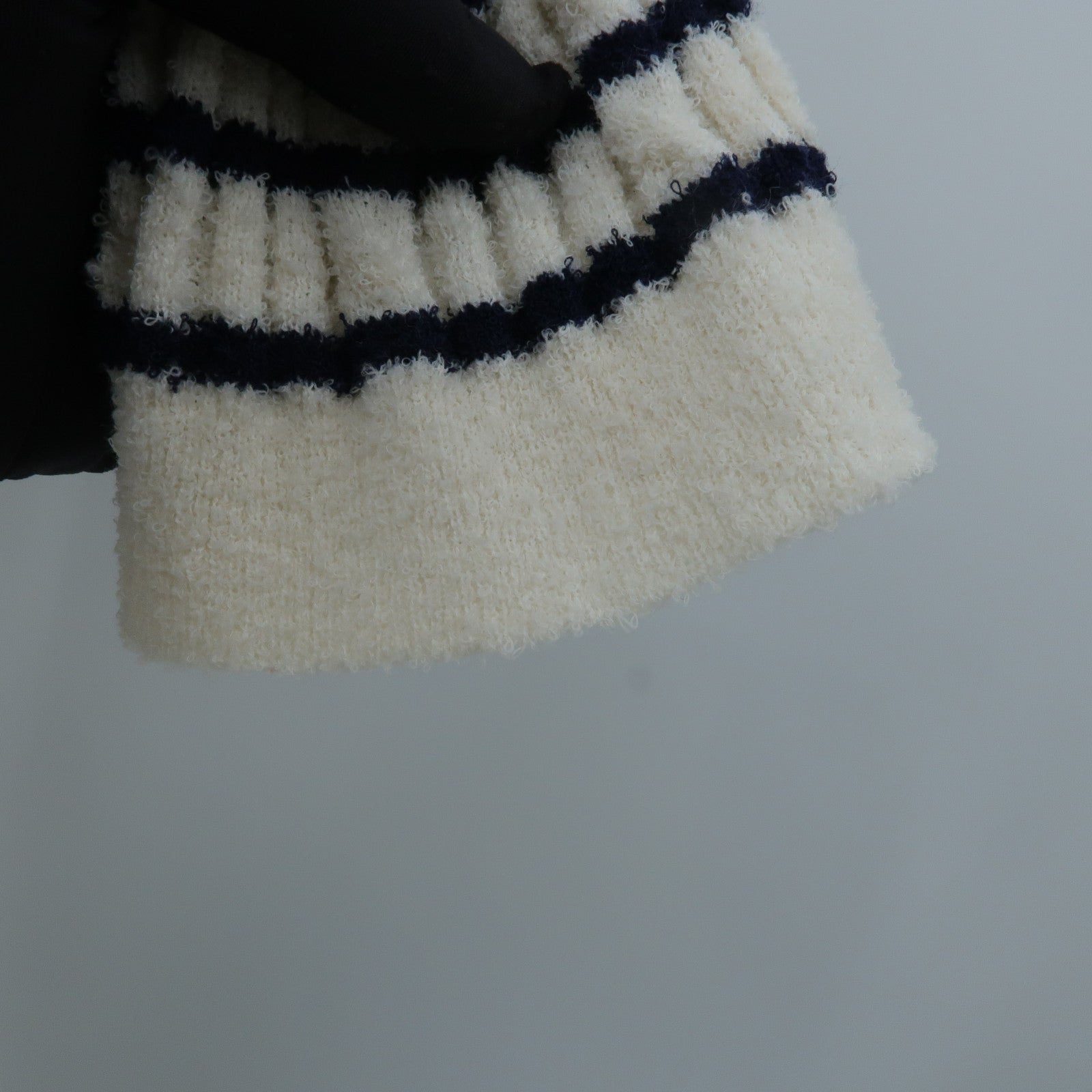 CHANEL Wool/Acrylic/Polyamide Striped Knit Sweater Dress連身裙