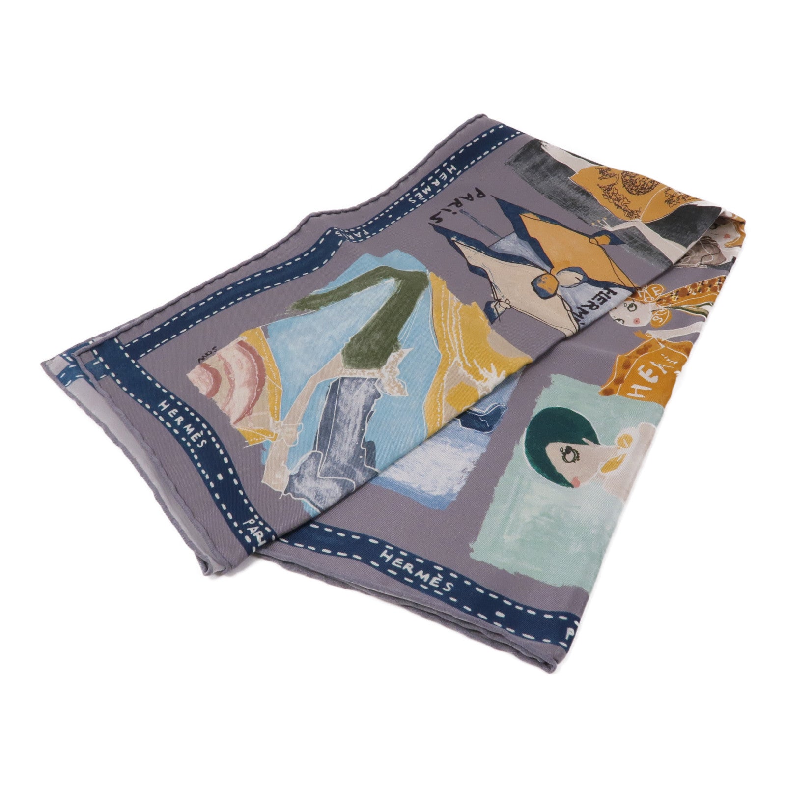 HERMES 絲質Carre 65絲巾