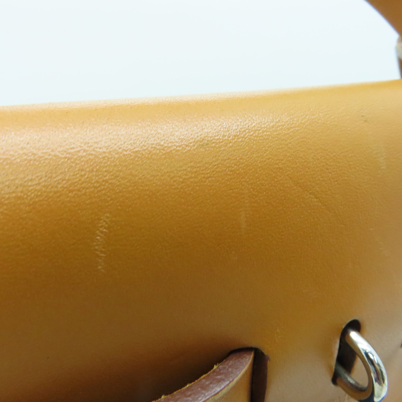 HERMES 帆布HerBag PM銀扣手挽肩背兩用袋Blue De Malte/藍色