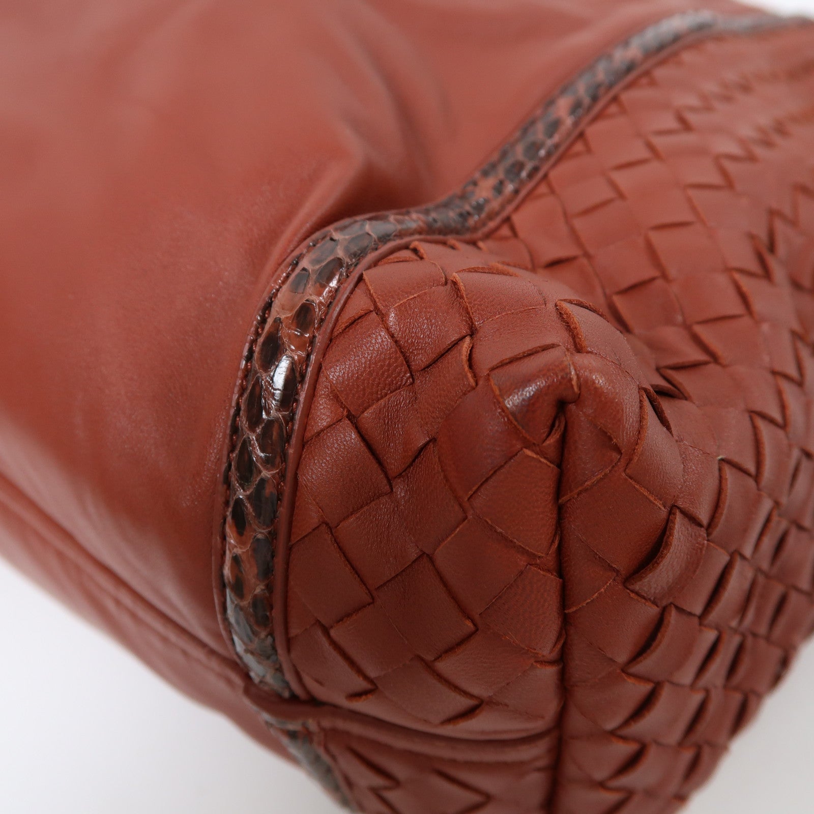 BOTTEGA VENETA 牛皮皮革Tote Bag手挽袋紅色
