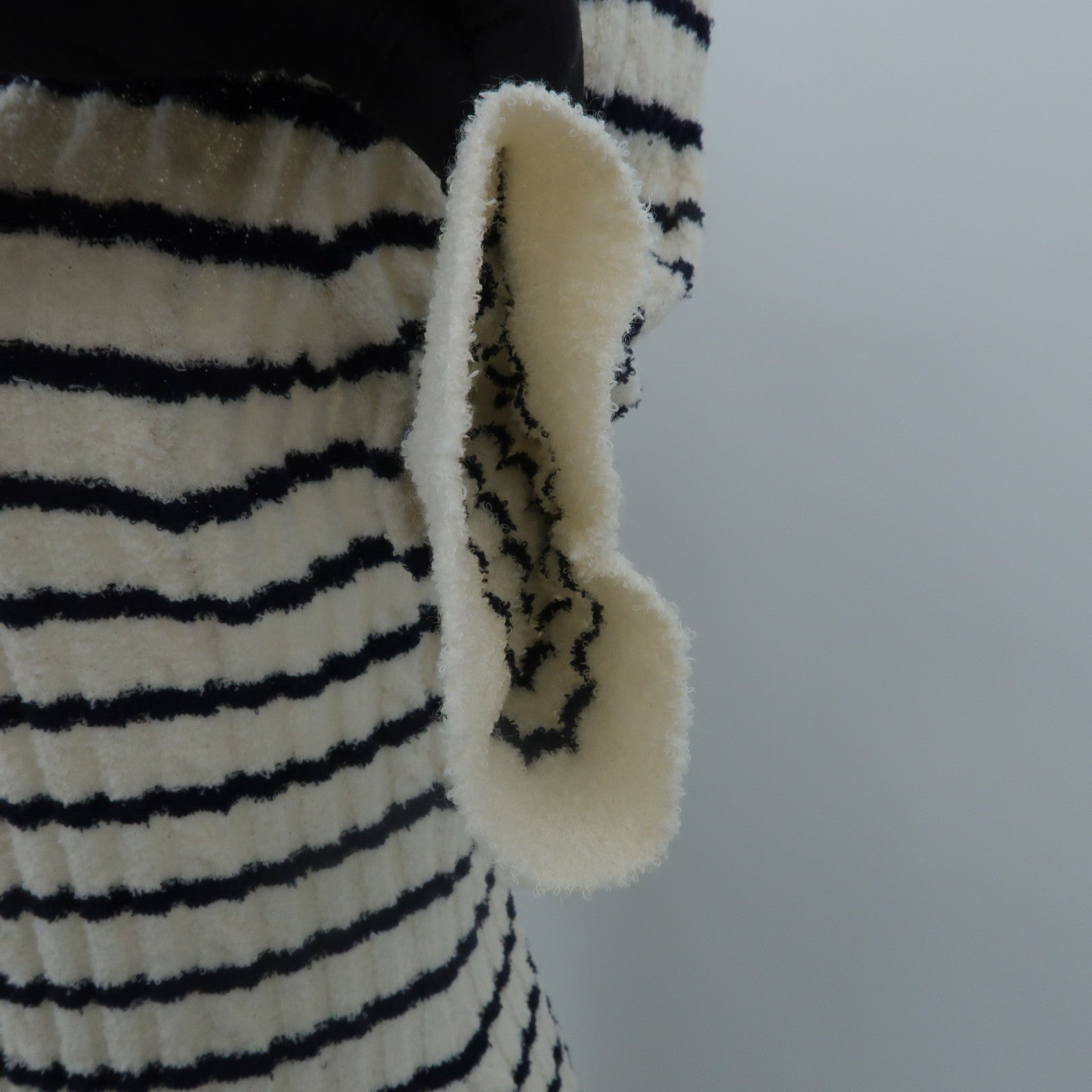 CHANEL Wool/Acrylic/Polyamide Striped Knit Sweater Dress連身裙